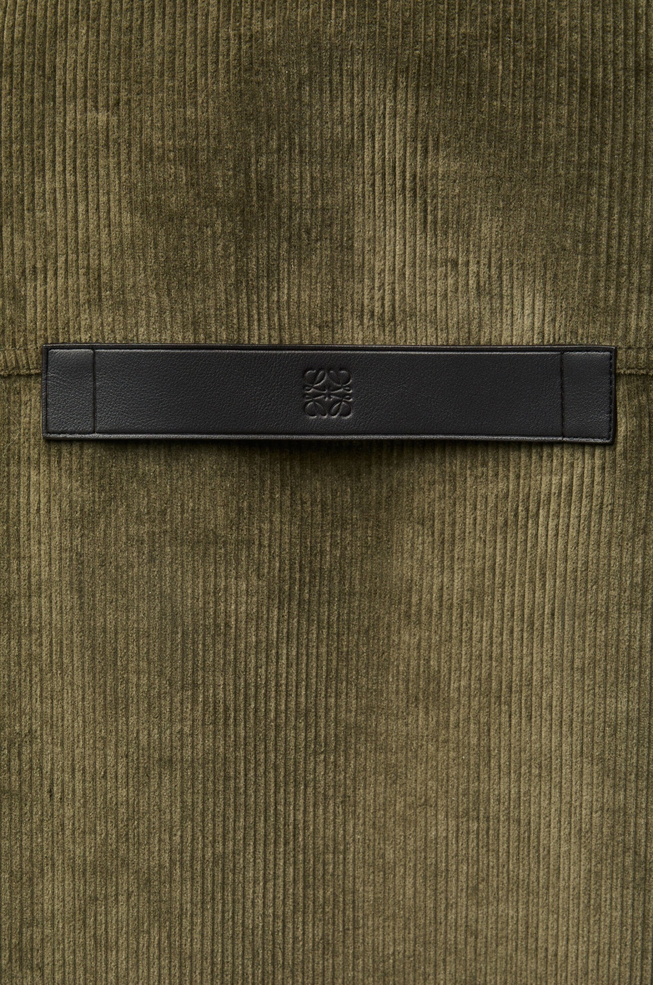 Loewe Cotton Cashmere Blend Casual Jacket In Green