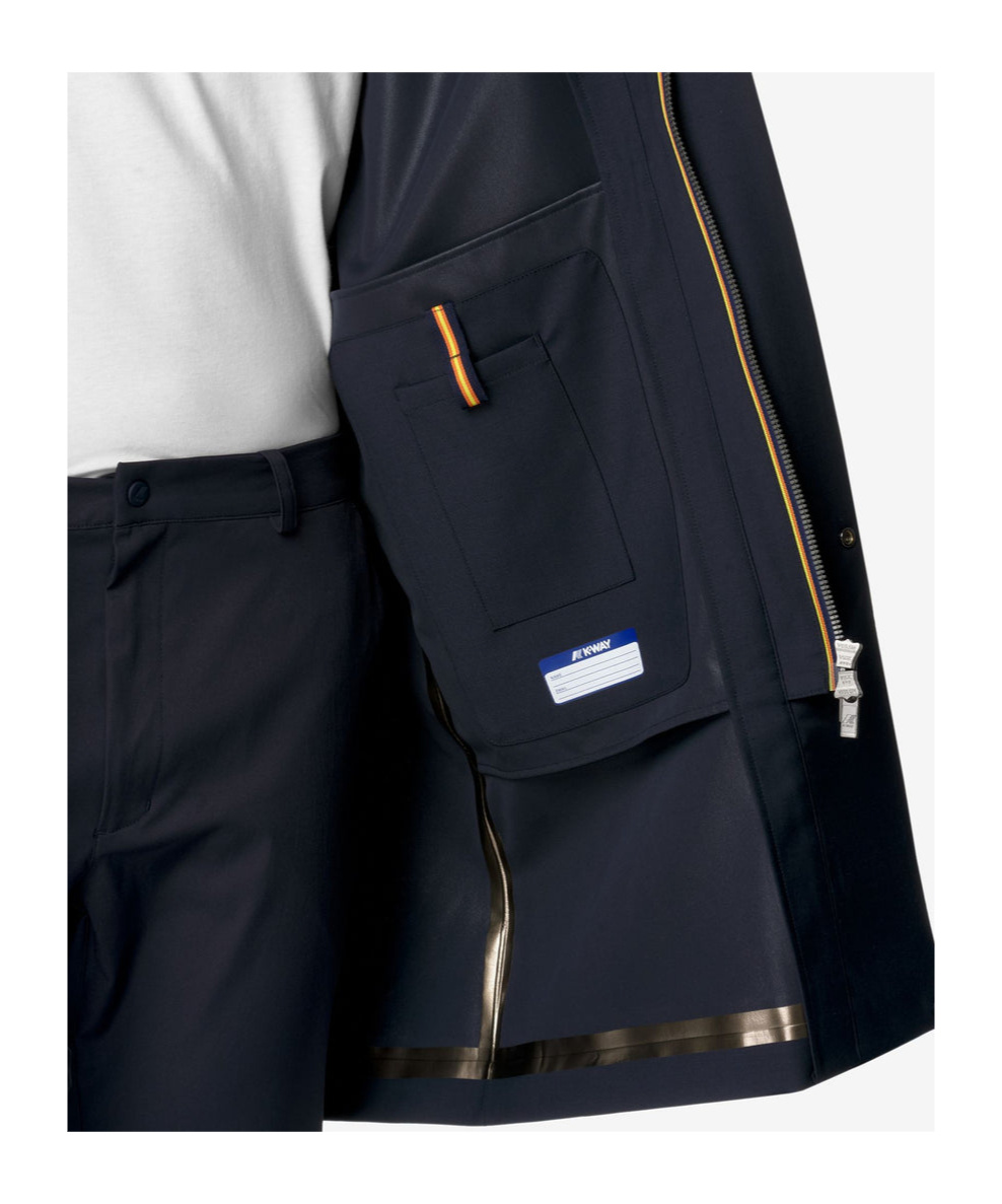 K-way Erhal Tech Wool Blend In Black