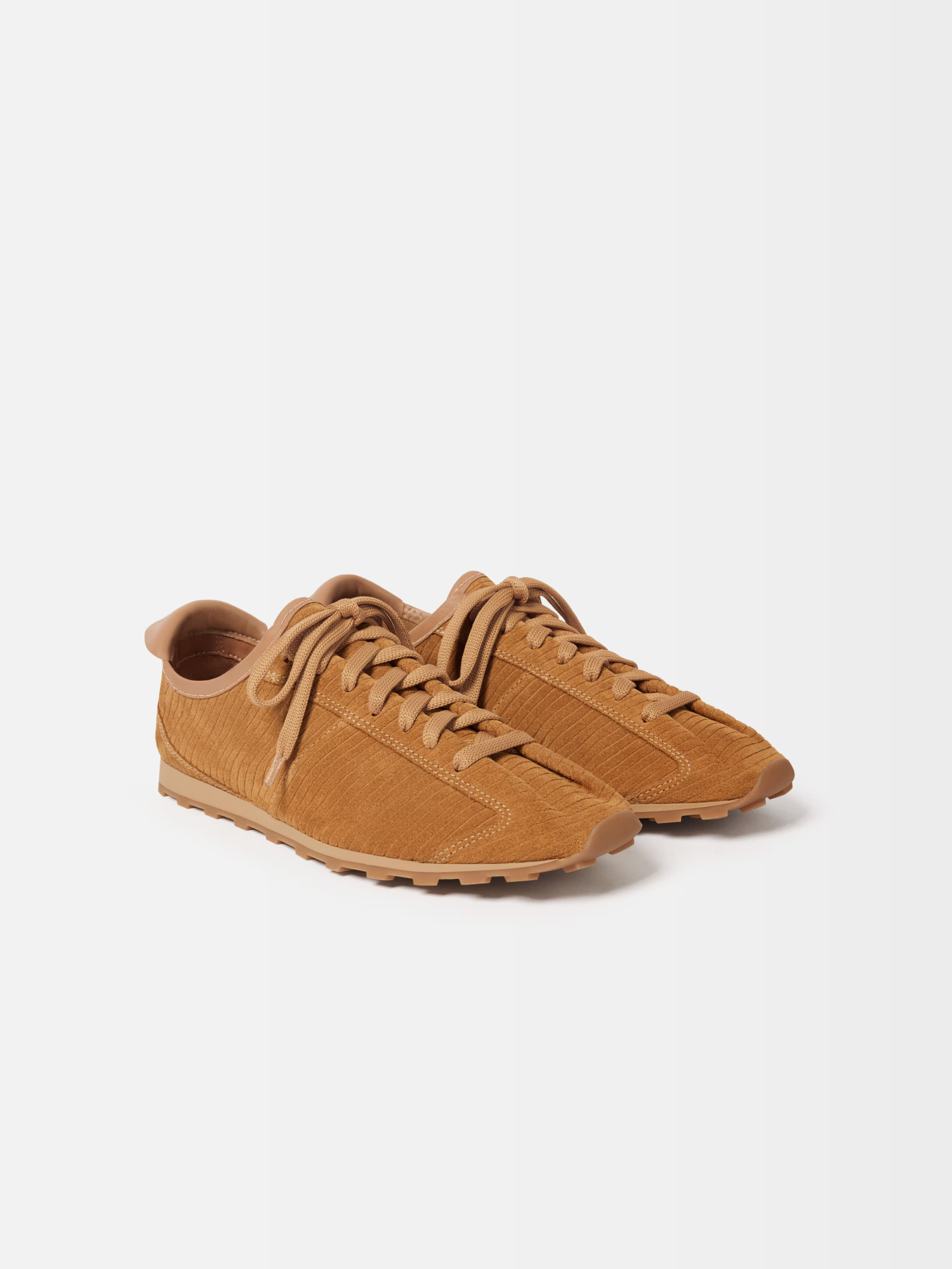Jacquemus Corduroy The Tennis Sneakers In Brown