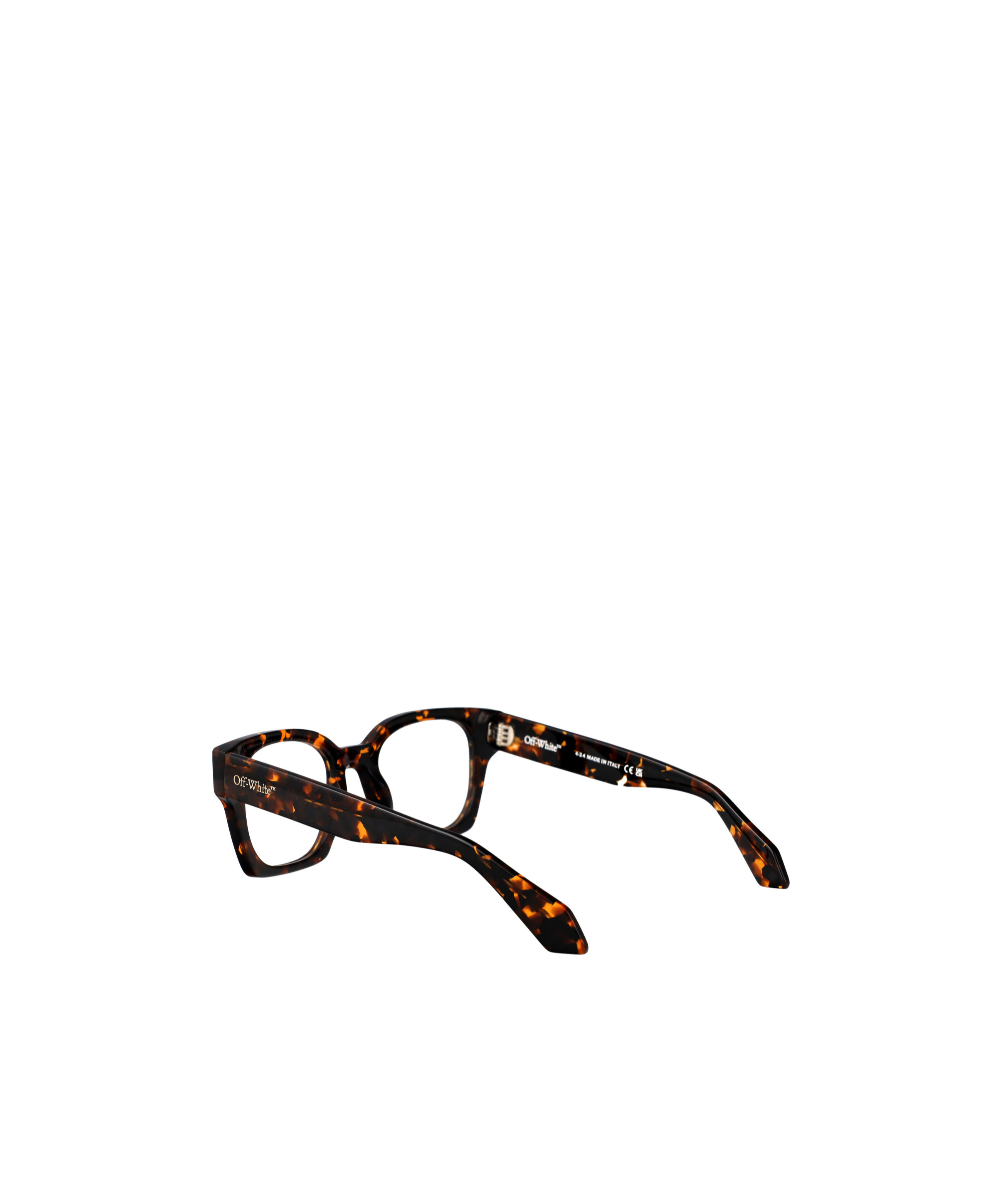 Off-white Full Frame Plain Mirror In Black