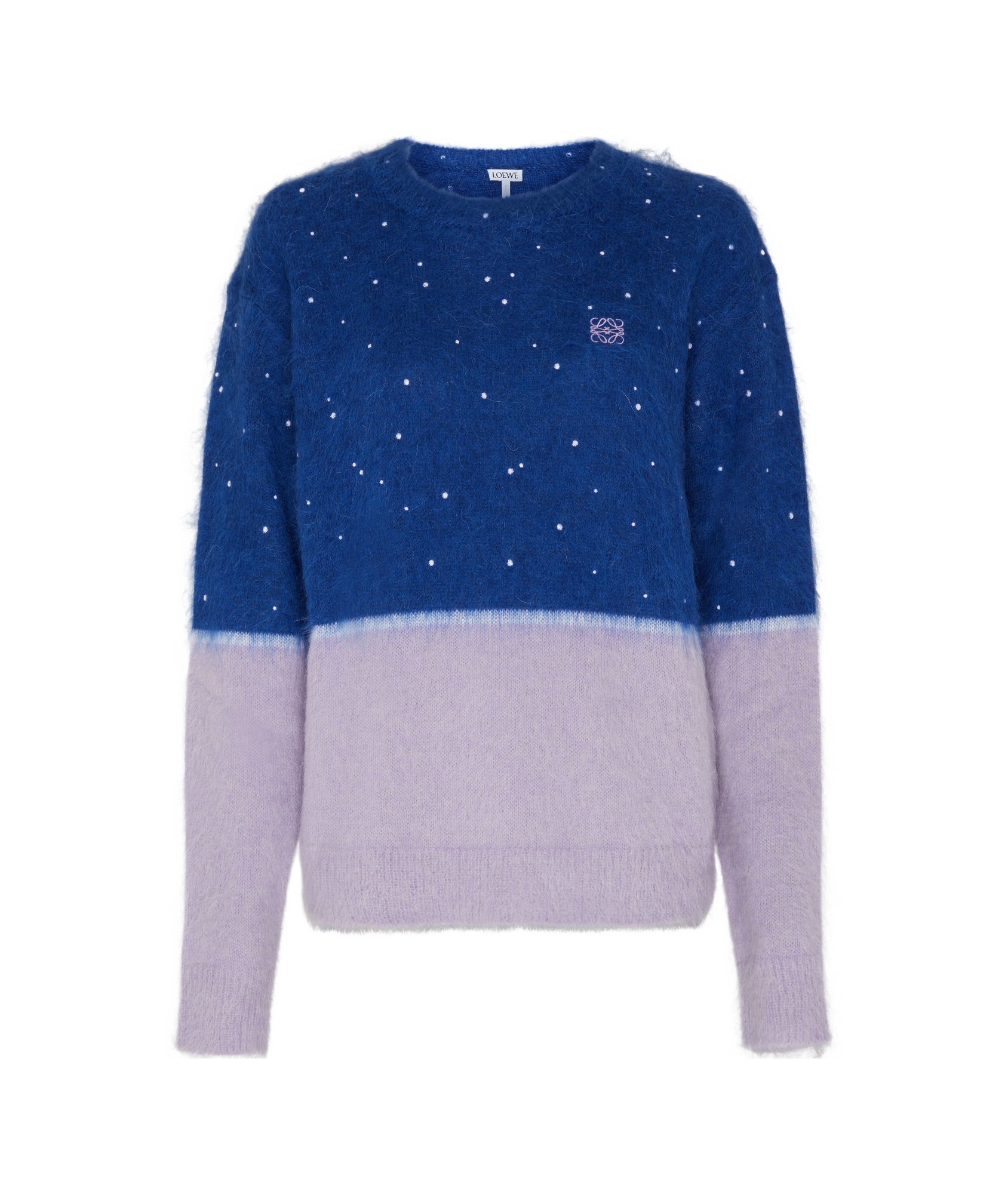Loewe Long-sleeved Sweater In Blue