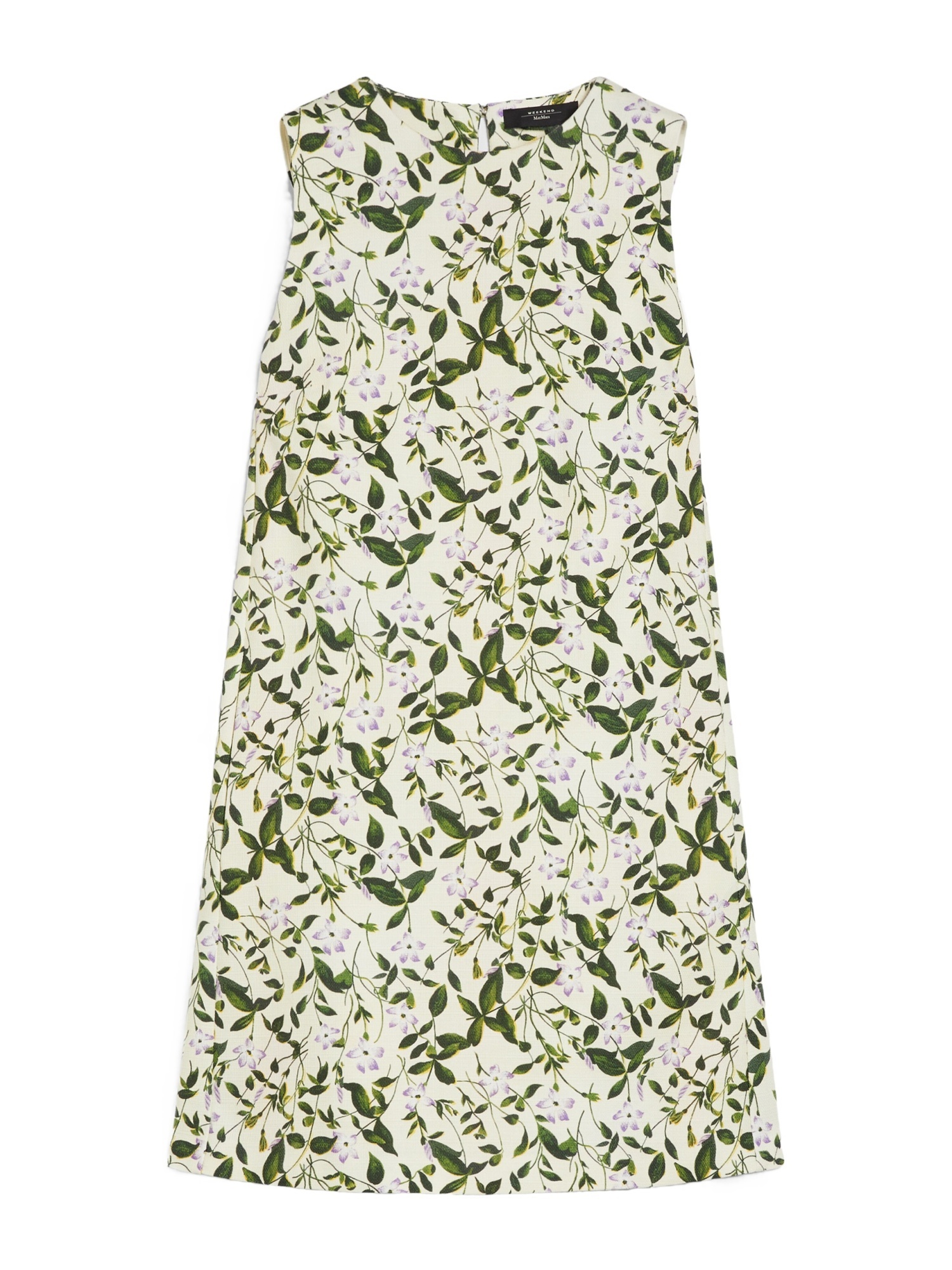 Weekend Max Mara Ornati Printed Cotton Dress In White