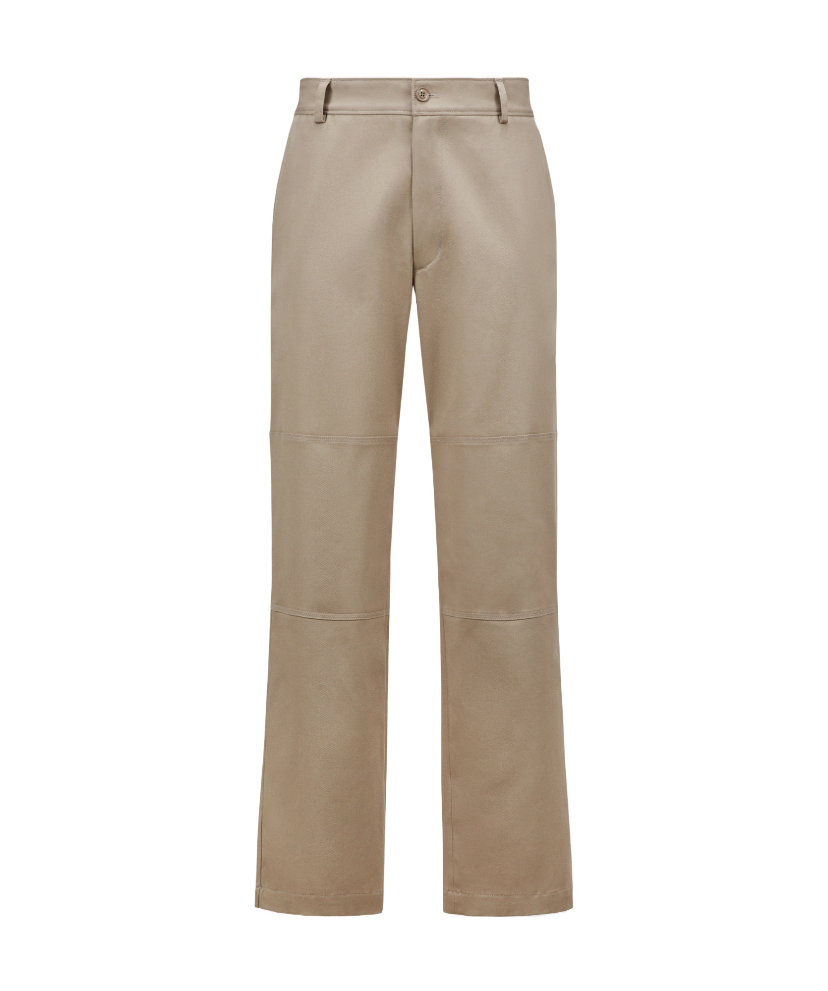 Moncler Pantalon En Gabardine De Coton In Nude
