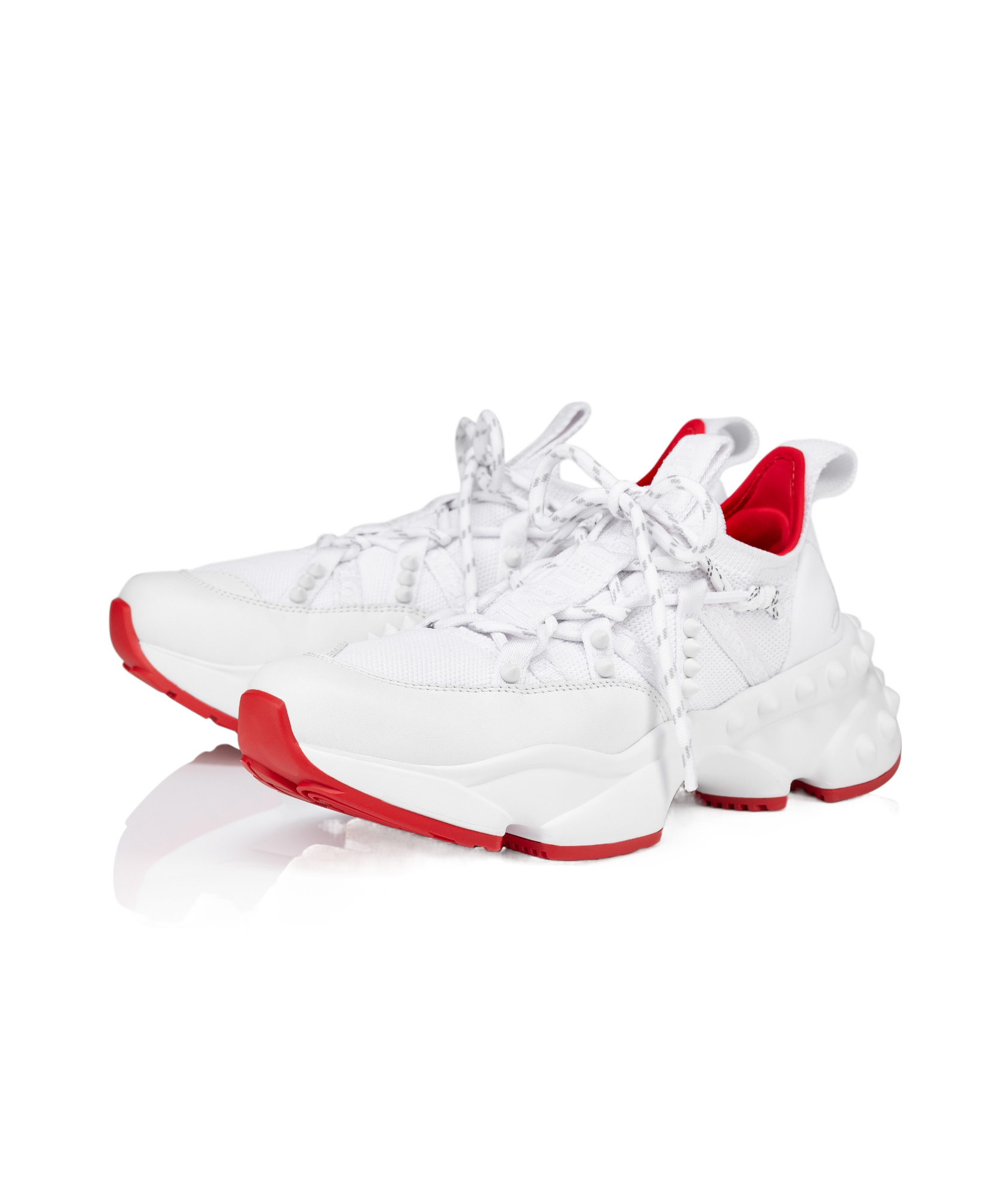 Christian Louboutin Trailnrun Sneakers In White
