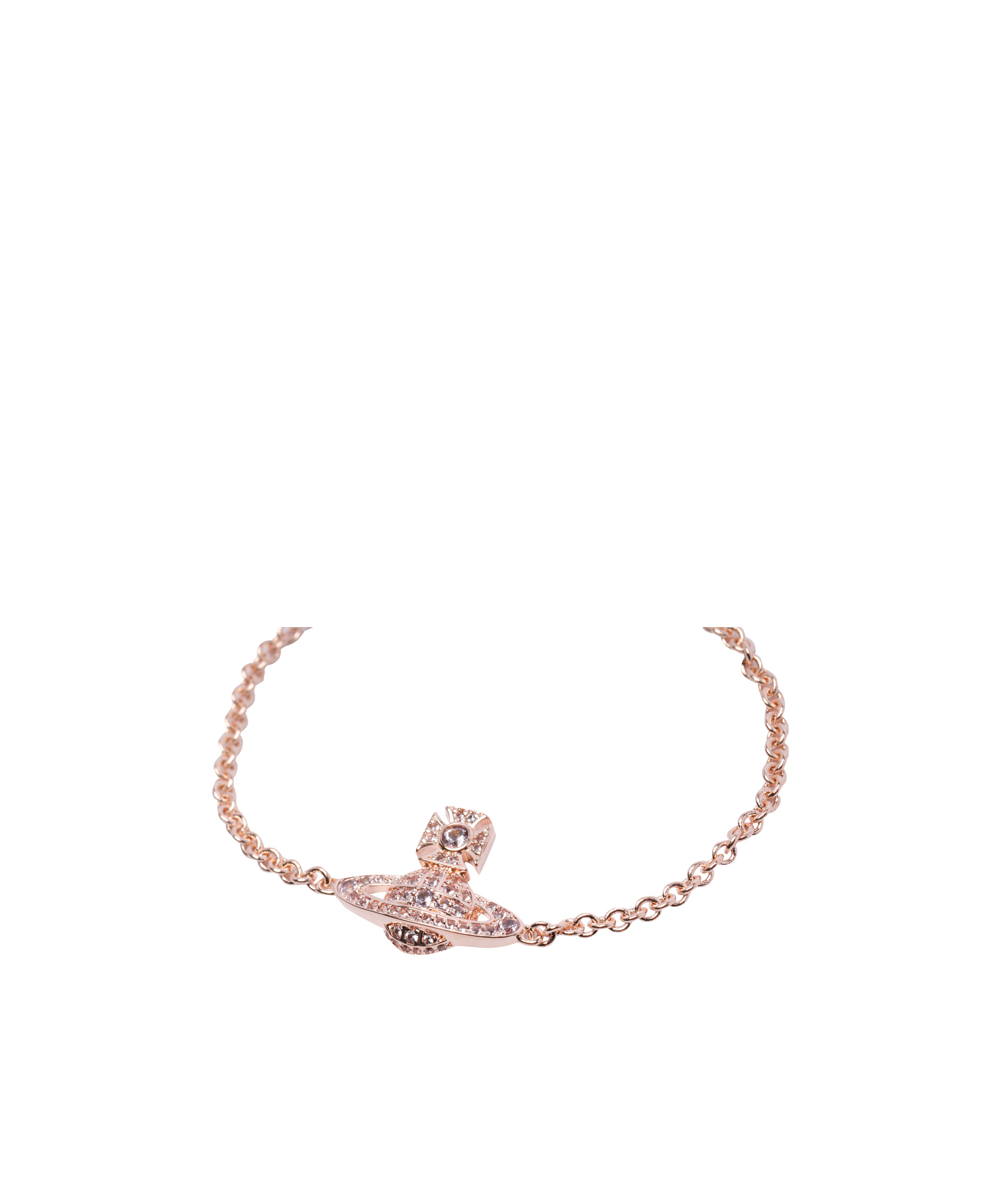 Vivienne Westwood Bas Embossed Bracelet In Yellow