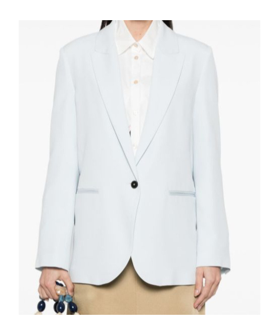Forte Forte Women Single-breasted Blazer Jacket In White