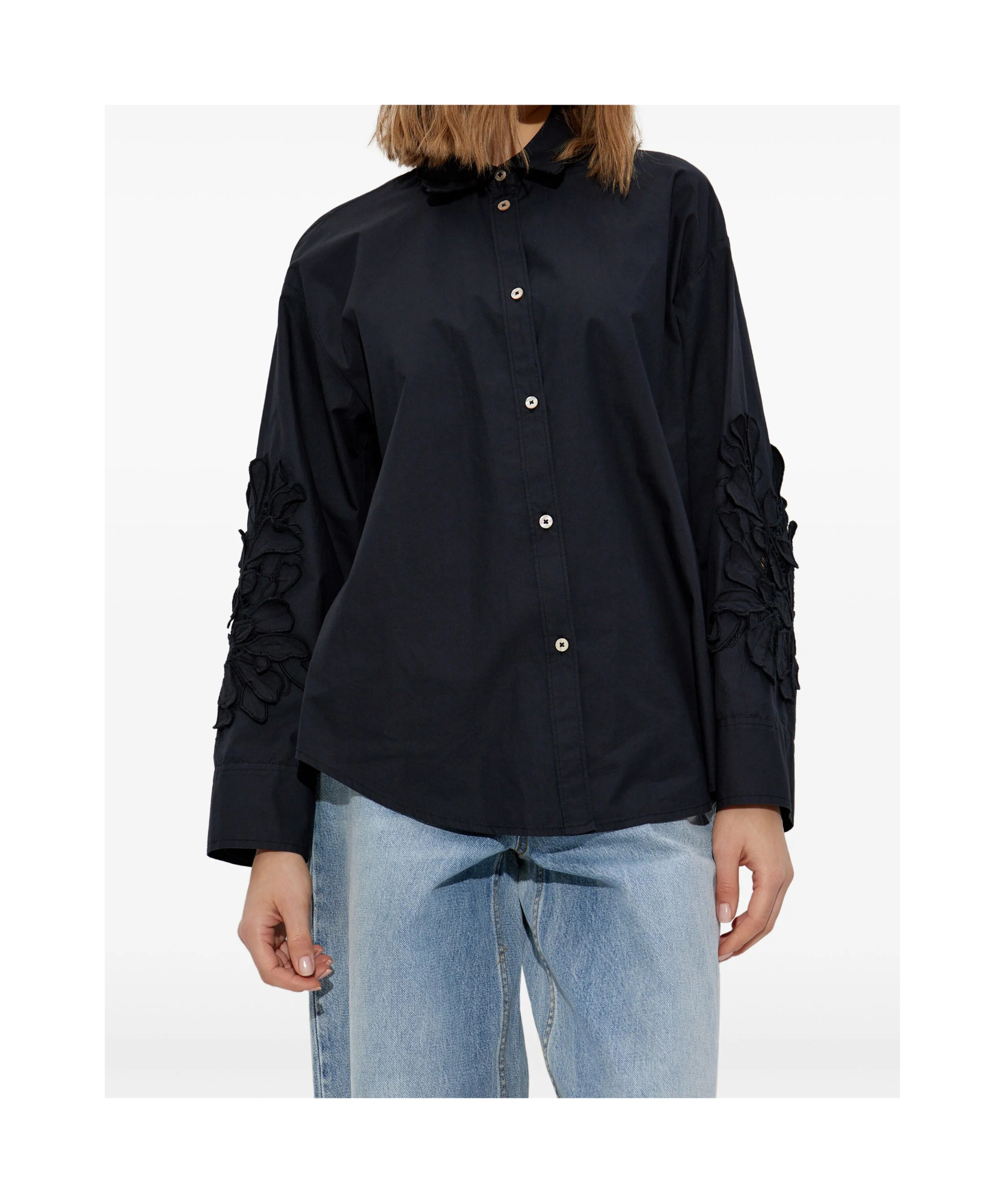Forte Forte Embroidered Cotton Shirt
