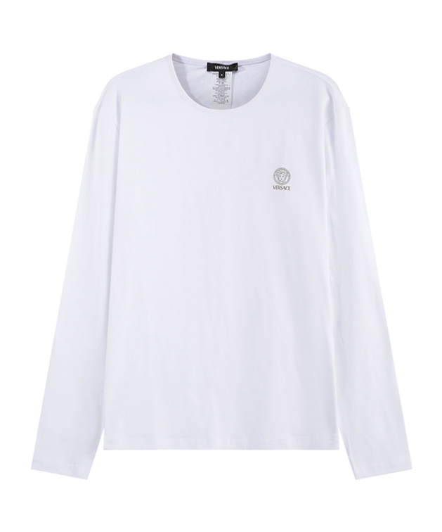 Versace Medusa Head-print Lounge T-shirts (pack Of Two) In Black