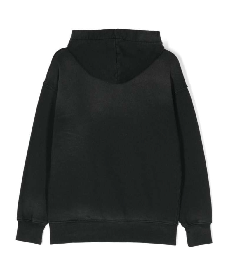 Msgm Logo-print Hoodie In Black