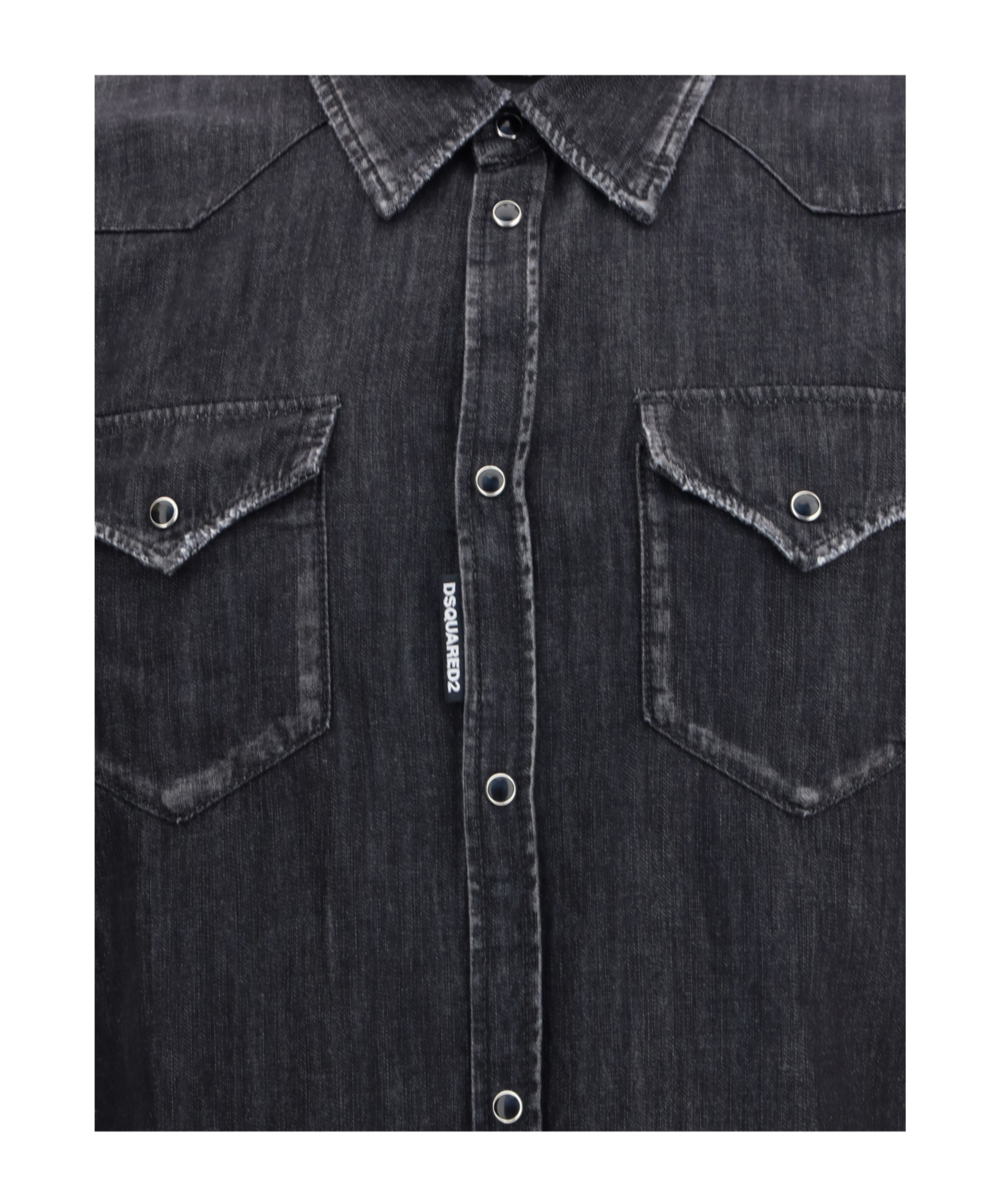 Dsquared2 Collared Shirt With Pockets And Long Sleeves In Multi