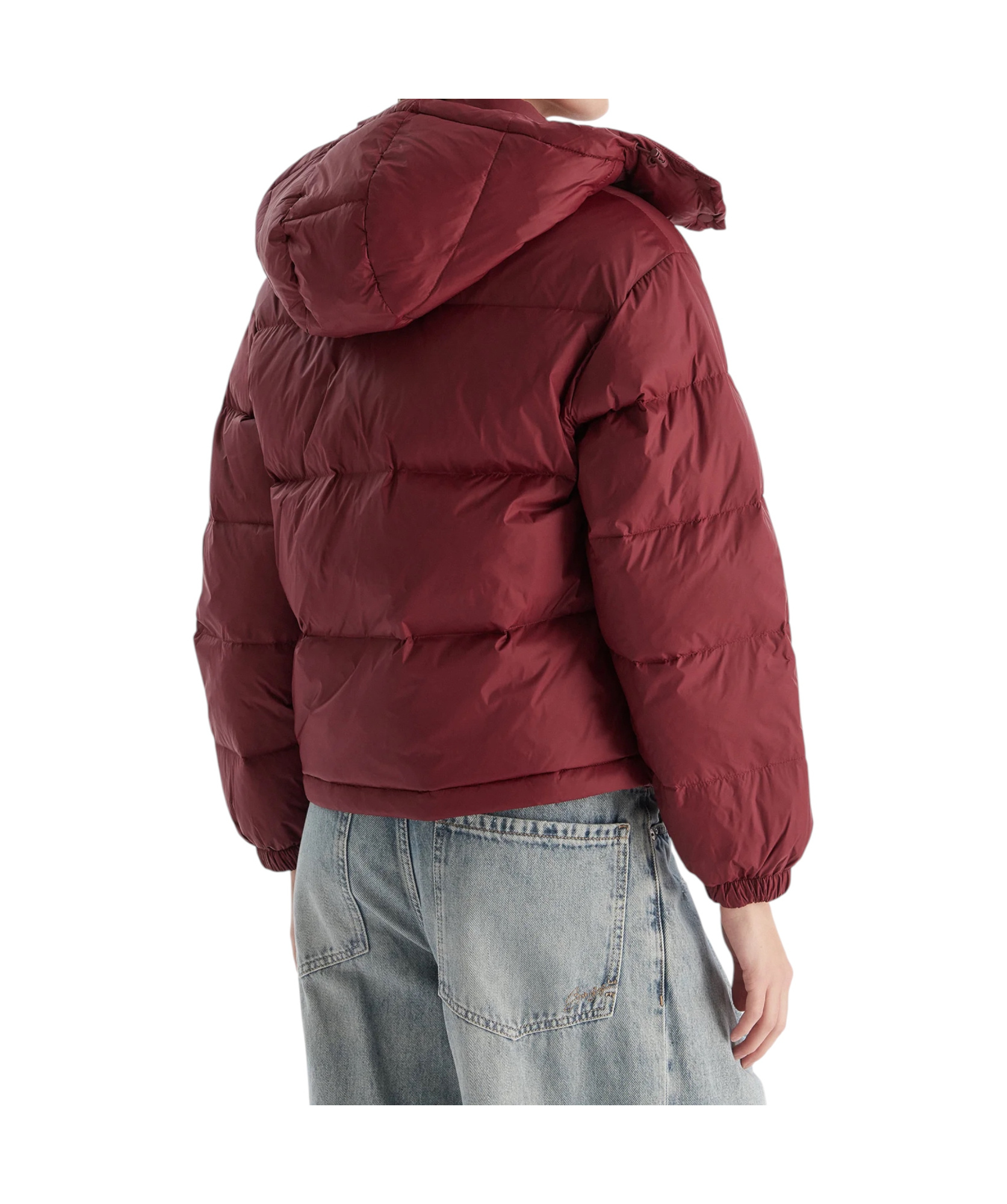 Calvin Klein Jeans Est.1978 Long-sleeved Down Jacket In Brown