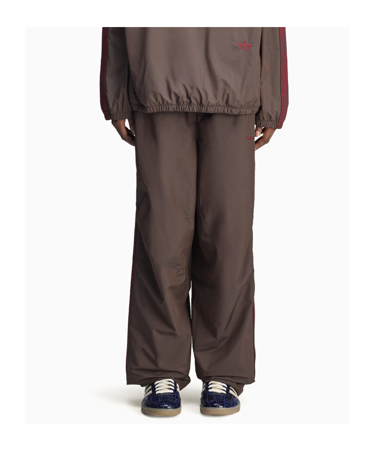 Shop Adidas Originals X Wales Bonner 3-stripes Trousers In Brown
