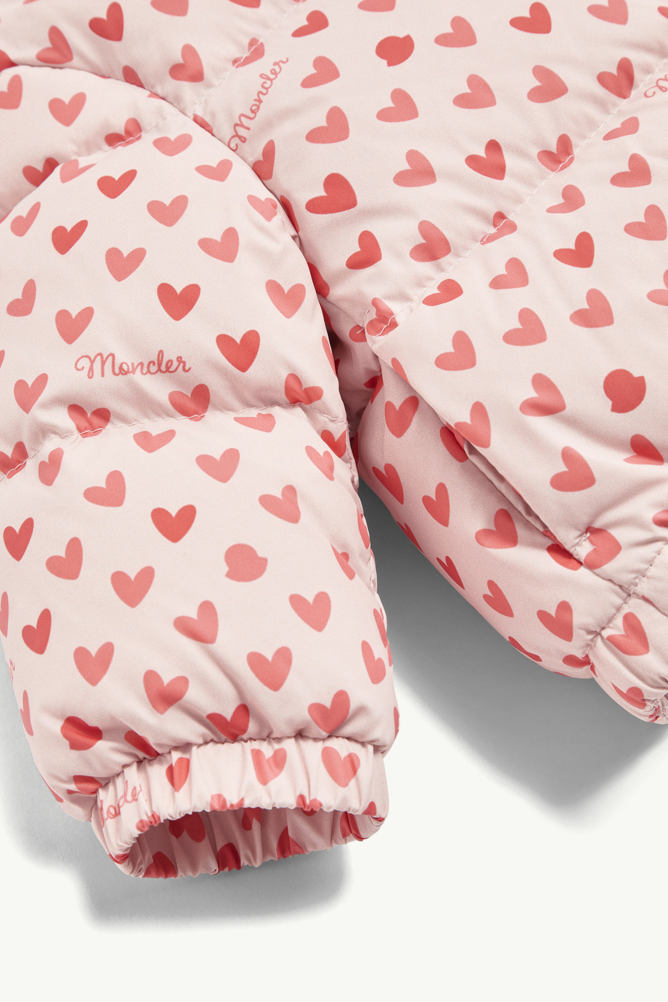 Moncler Bashira Printed Down Jacket In Multi