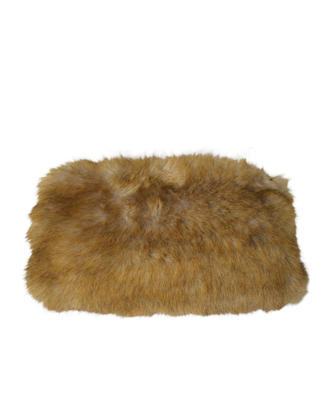 Msgm Fluffy Pouch In Brown