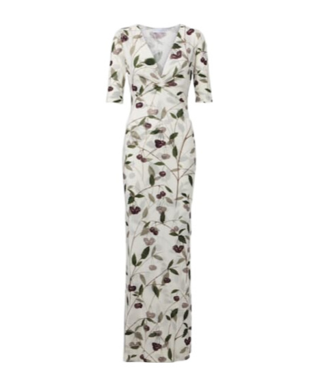 Stella Mccartney Minimalist Cherry Print Dress In White