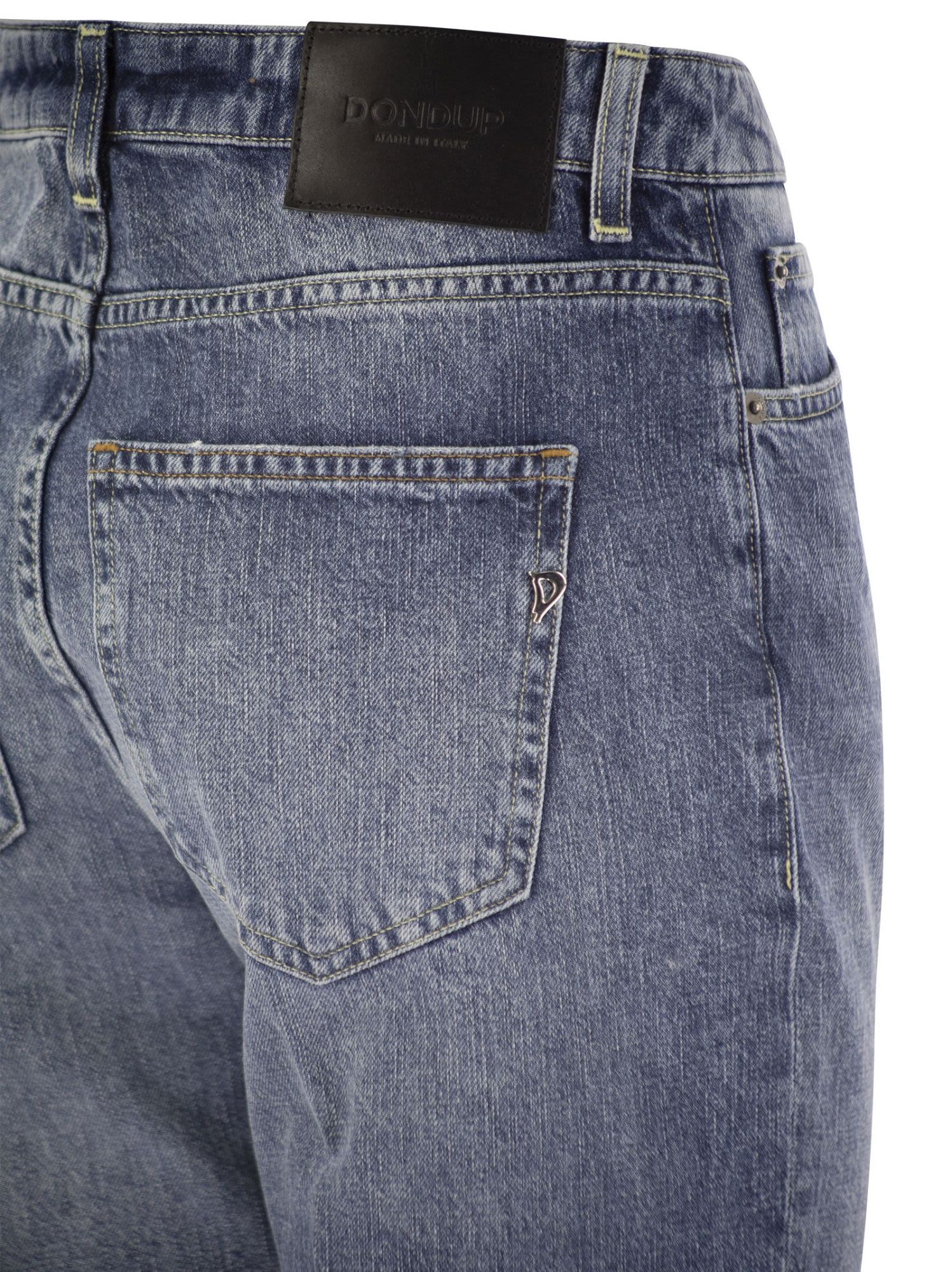 Dondup Cindy - Regular Stretch Denim Jeans In Gray