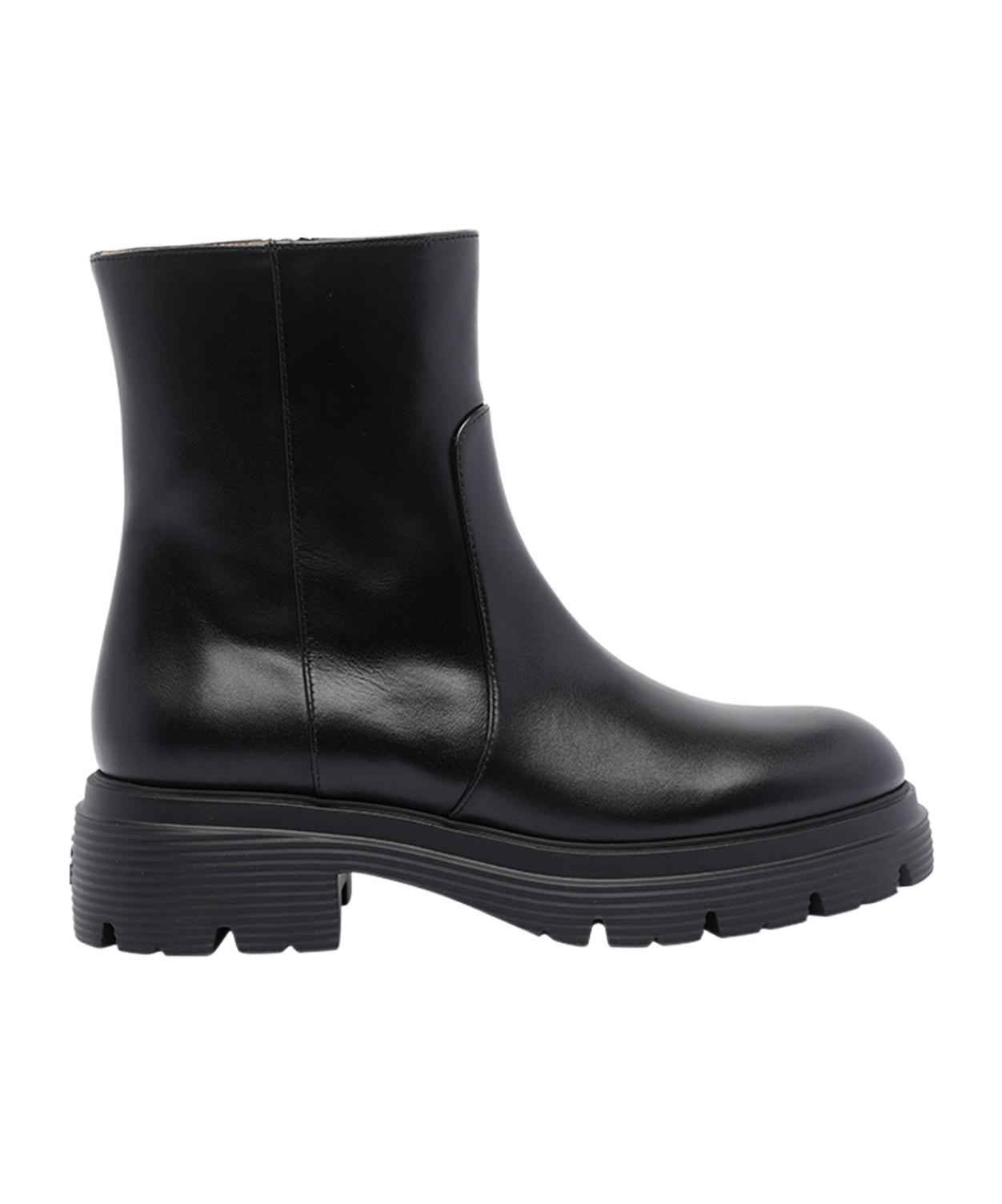 Stuart Weitzman Zip-detail Platform Boots In Black