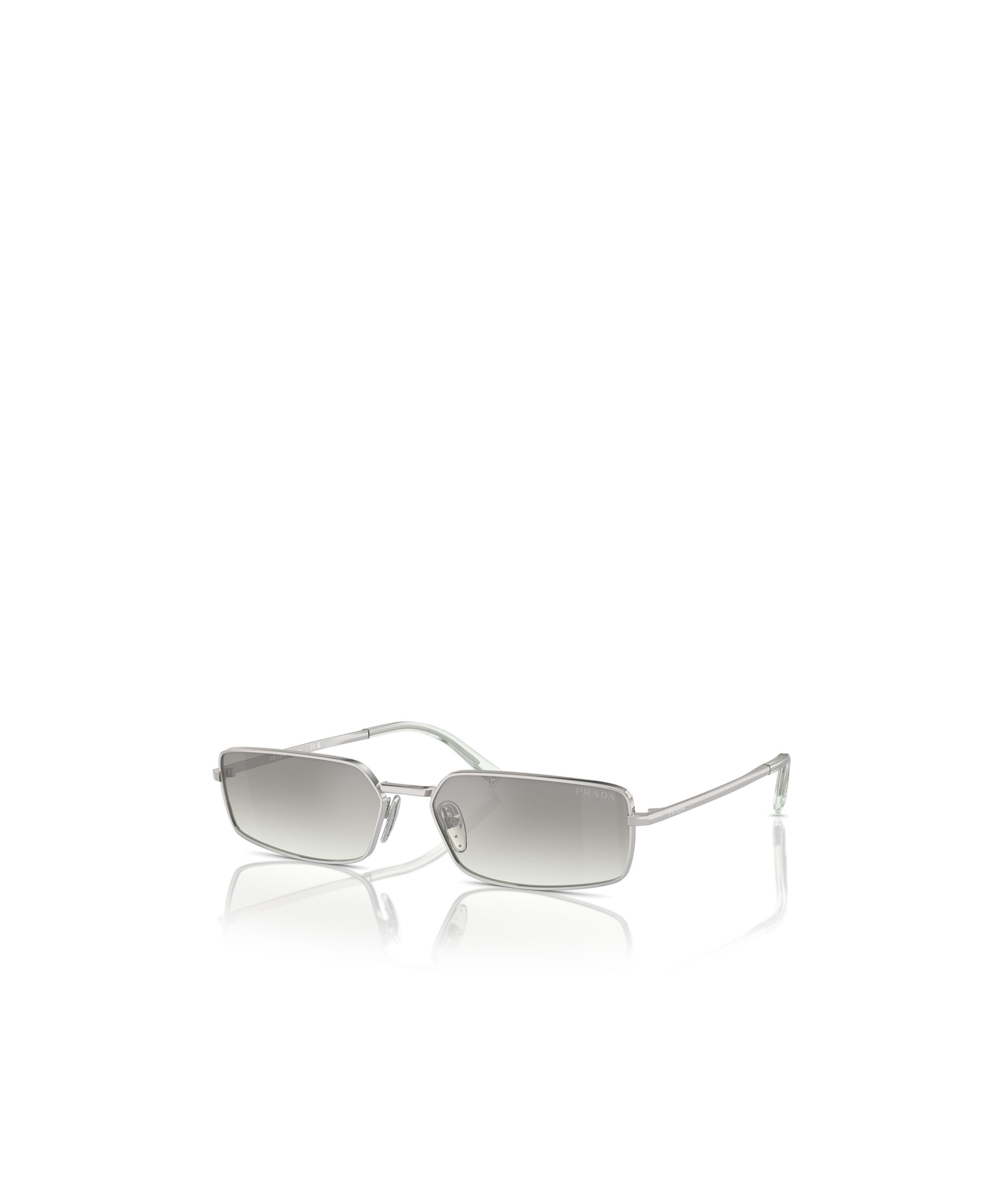 Prada Logo Sunglasses In Gray
