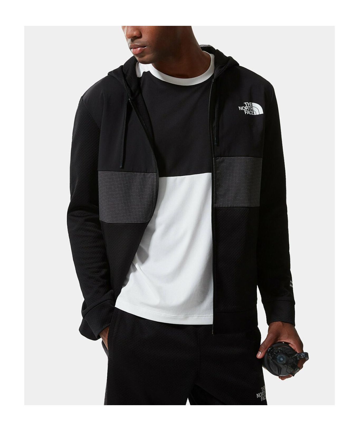 The North Face Zip-up Jacket In Black