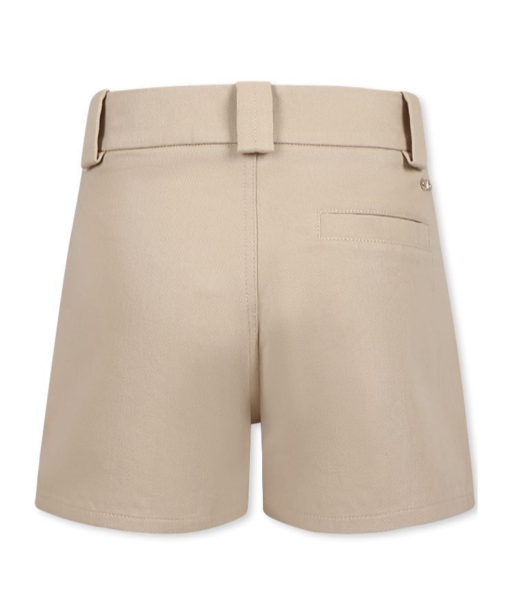 Chloé Organic Cotton Shorts In Nude