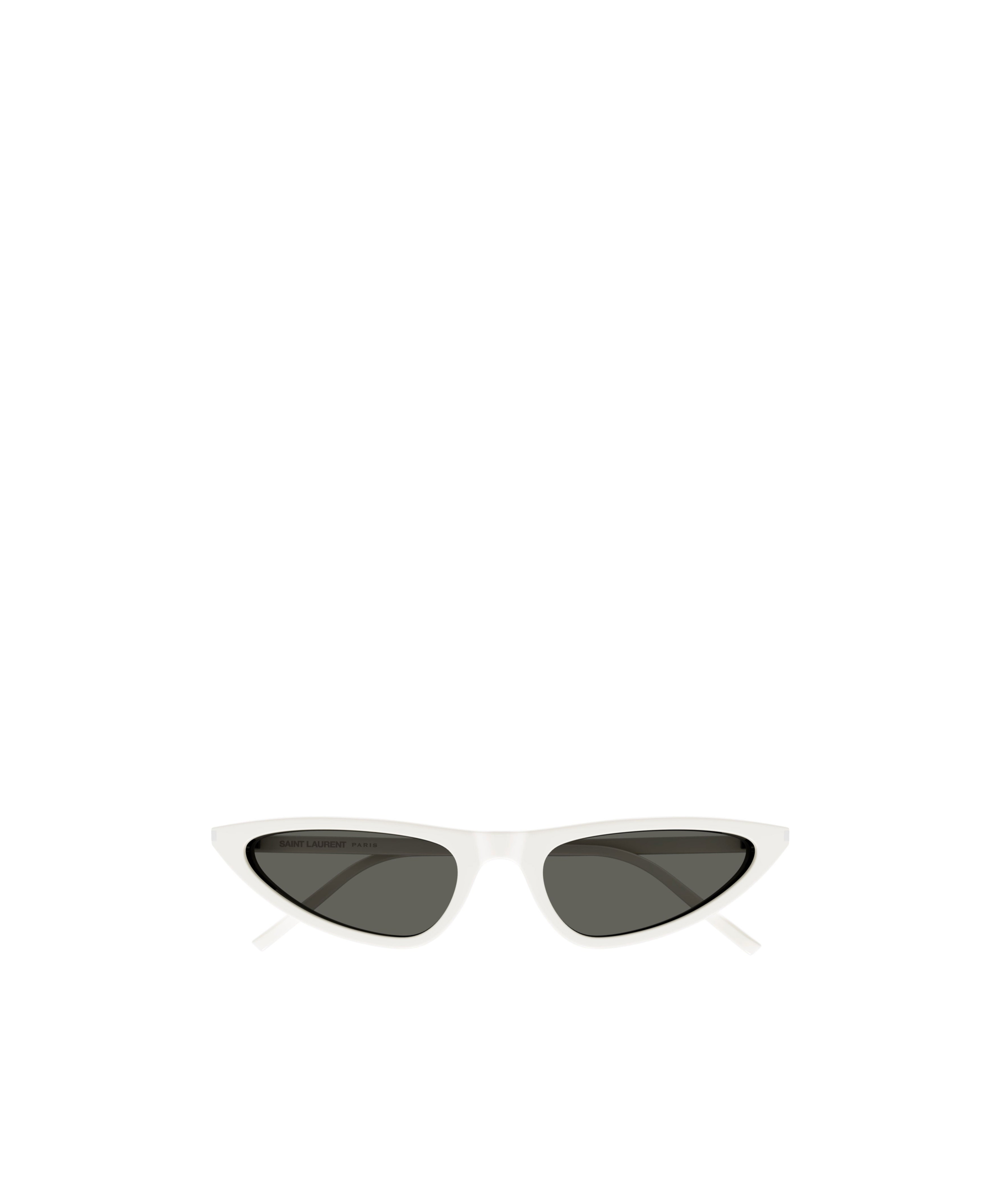 Saint Laurent Sl 703 Brand Line Classic 003 White Sunglasses In Black