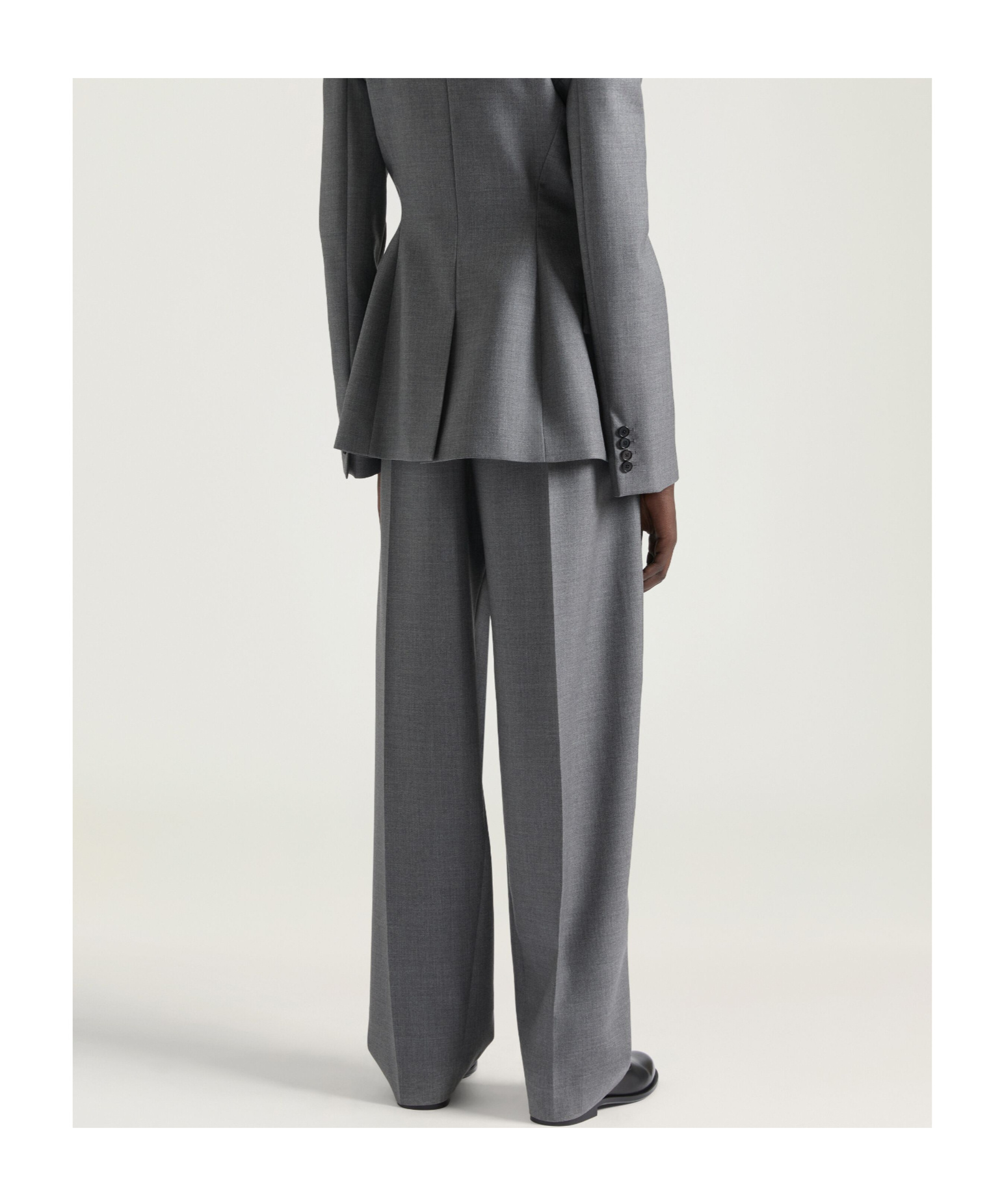 Givenchy Pocket-detail Tailored Wool Trousers In Gray