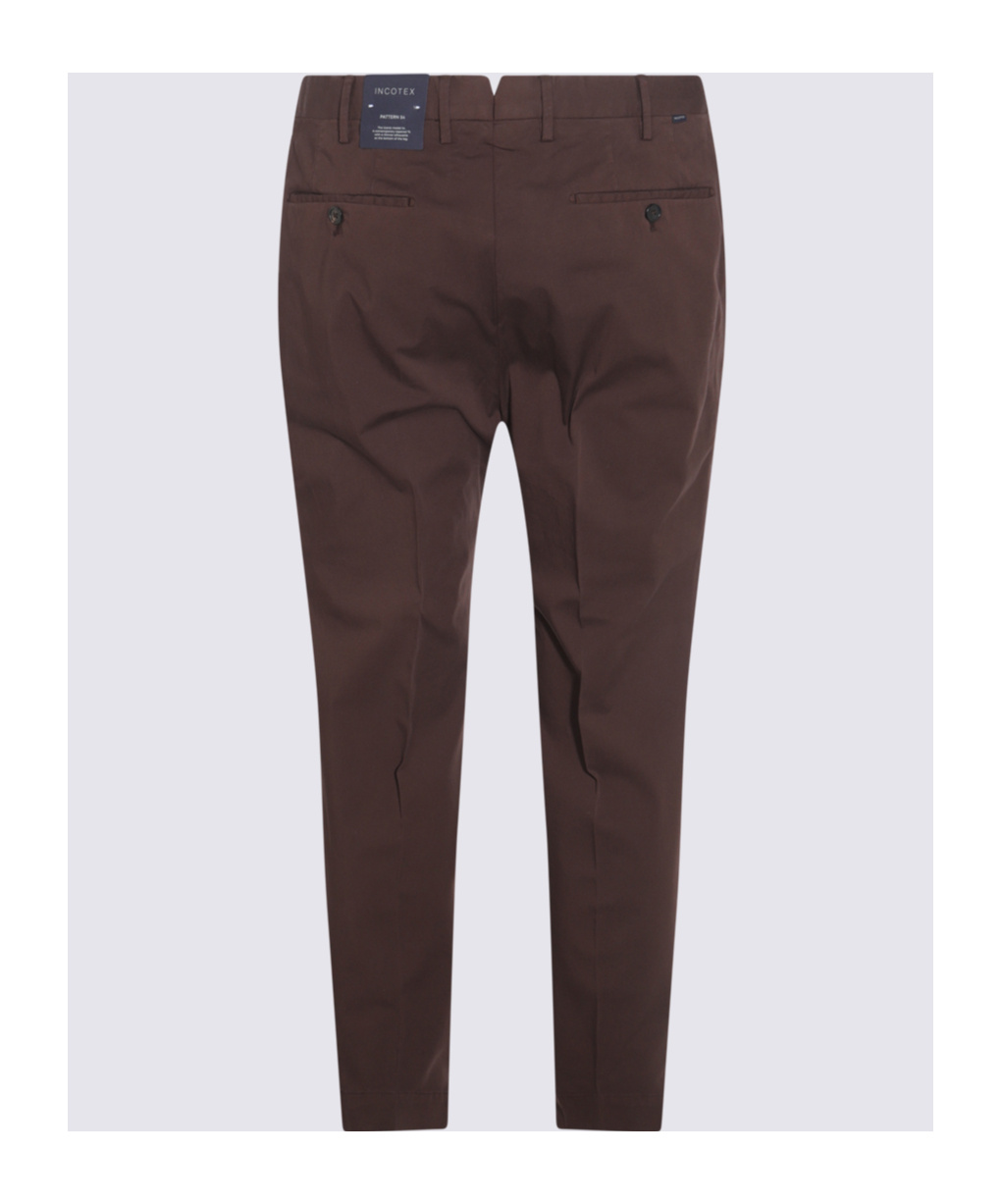 Incotex Belt-loop Casual Pants In Black