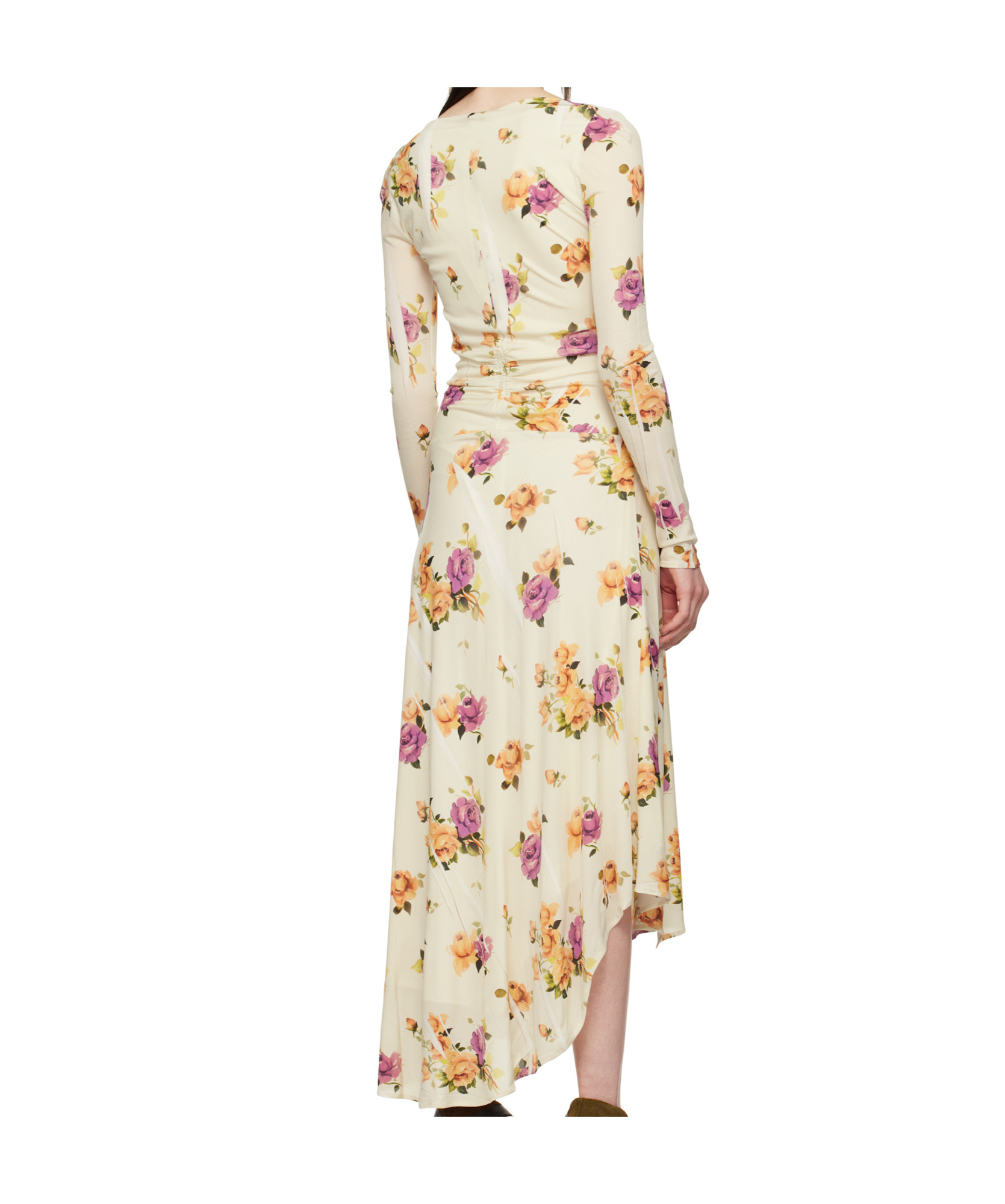 Acne Studios Asymmetrical Design Dress In Nude