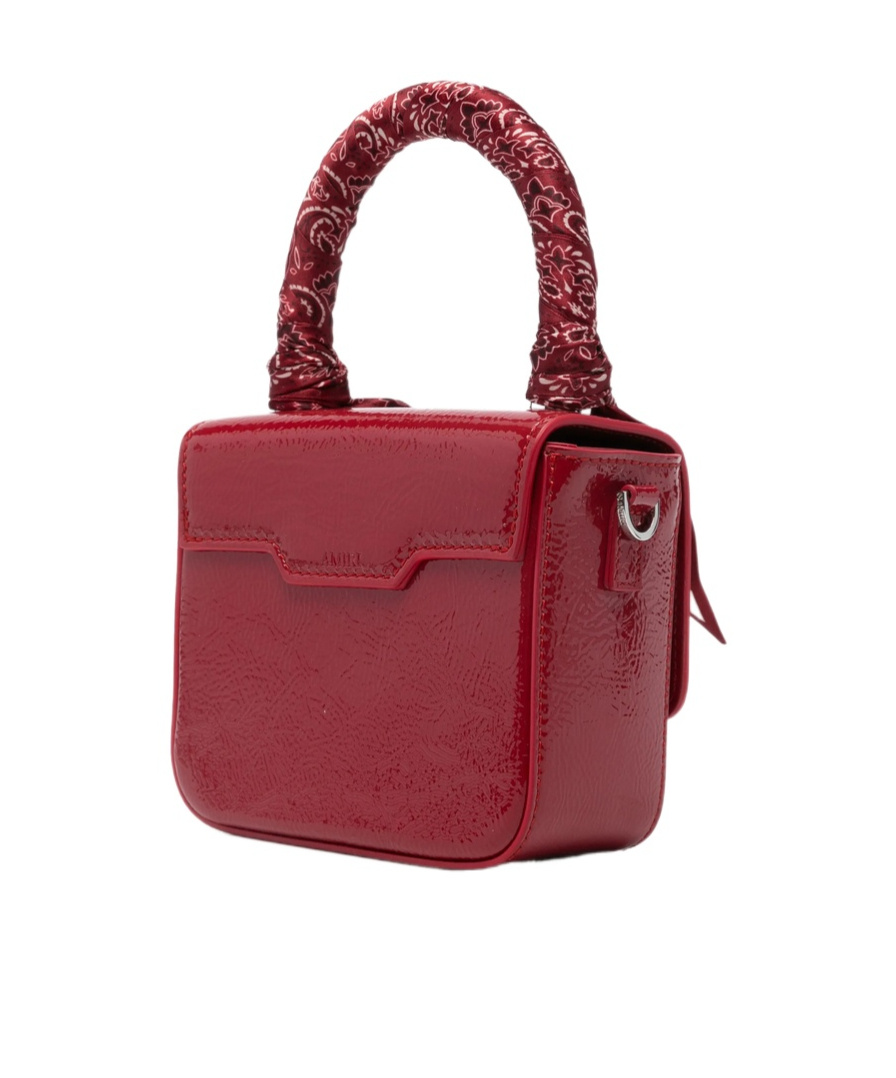 Amiri Ribbon-decorated Handbag In Red