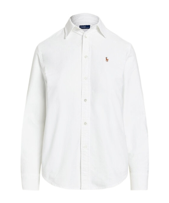 Polo Ralph Lauren Casual Button-up Shirt With Long Sleeves In White