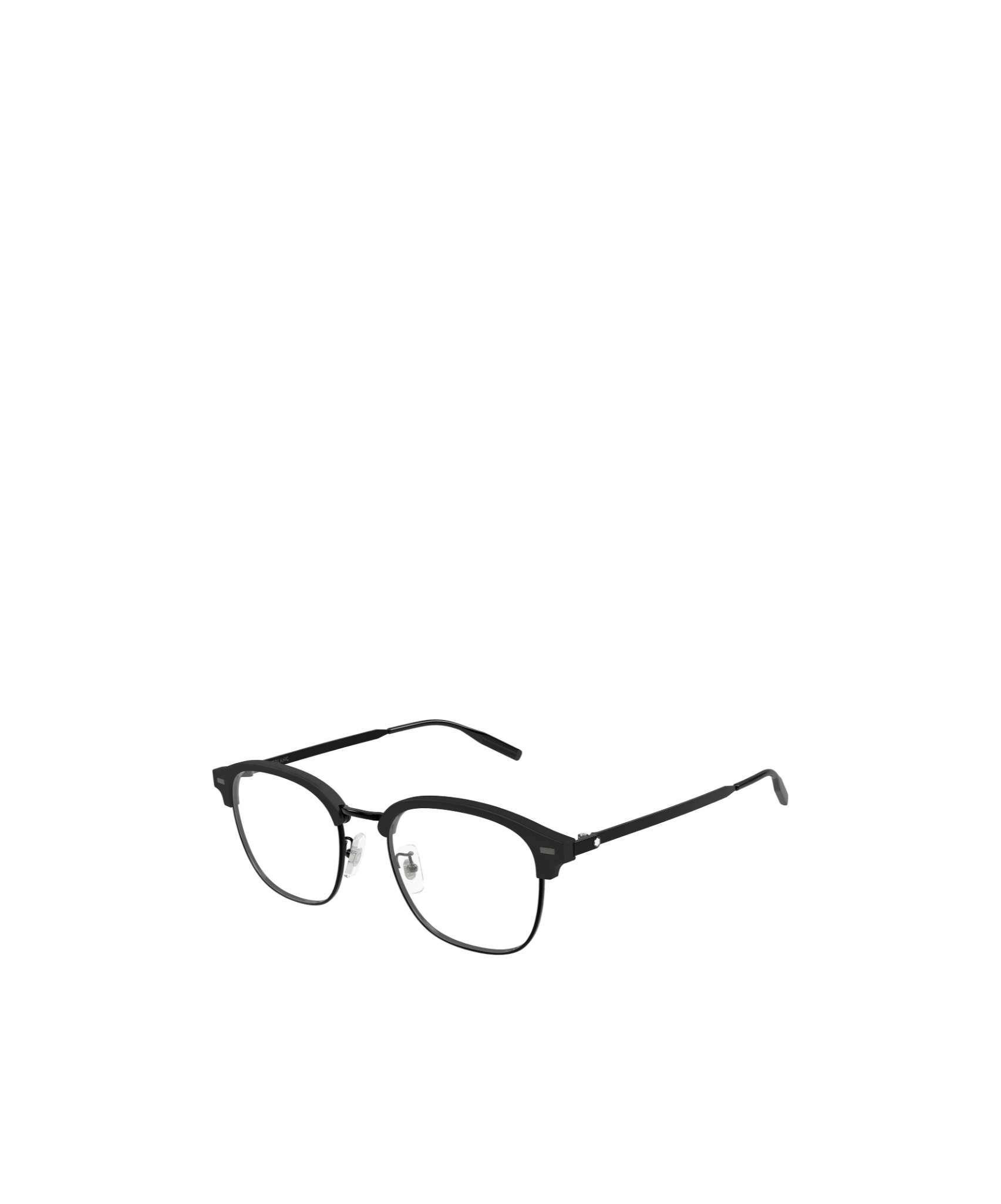 Montblanc Round-frame Glasses In Black