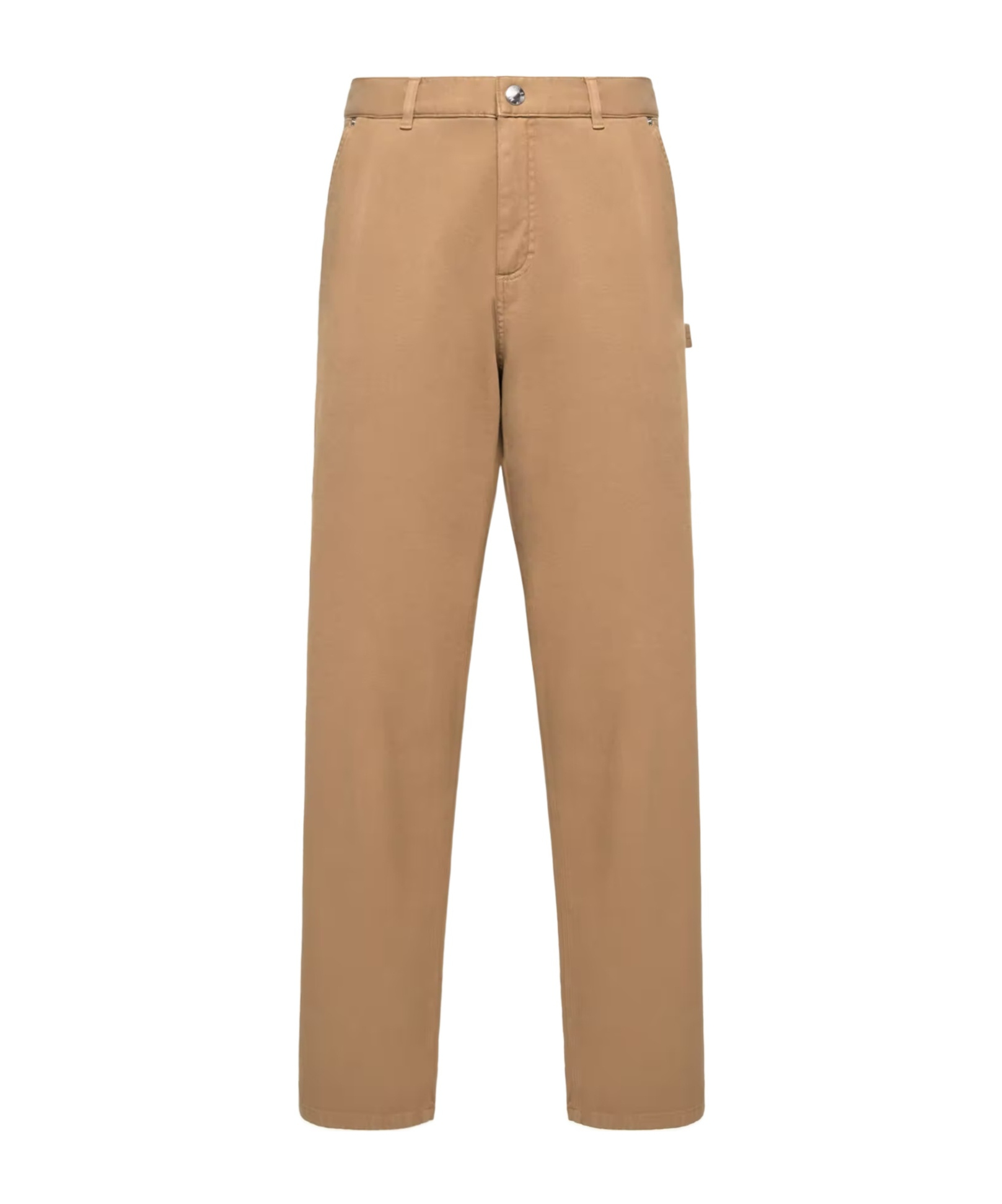 Moncler Gabardine Cargo Pants In Brown