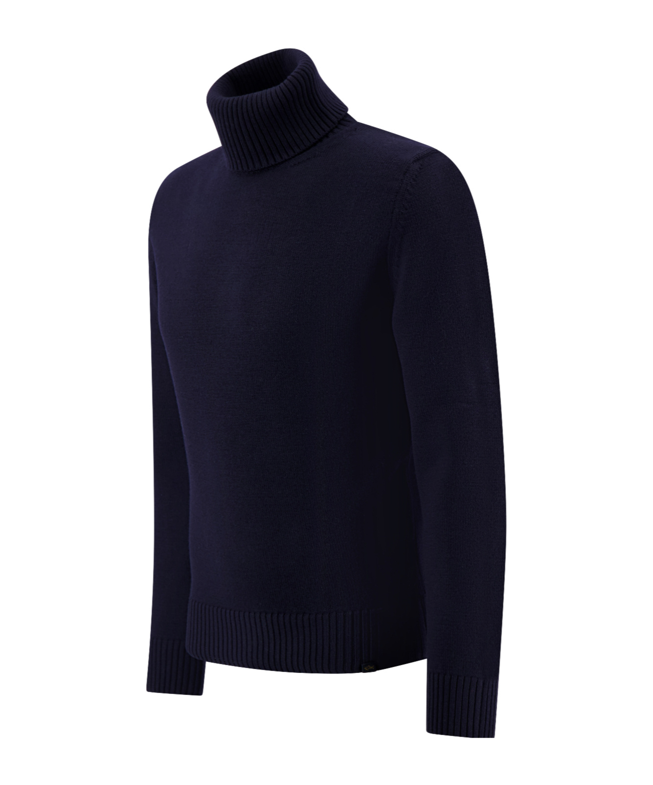 Paul & Shark Turtleneck Wool Sweater In Blue