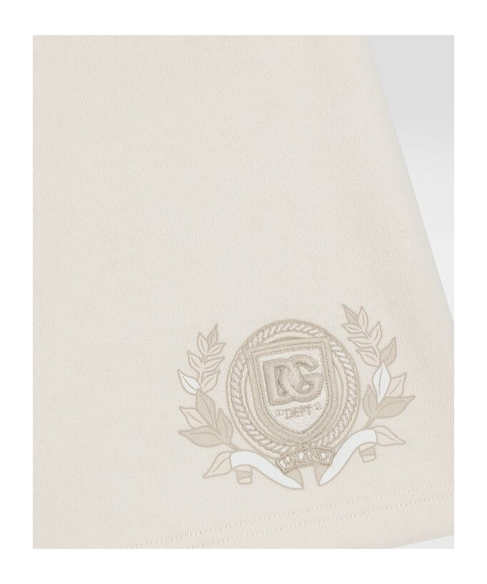 Dolce & Gabbana Shorts With Dg Logo In White