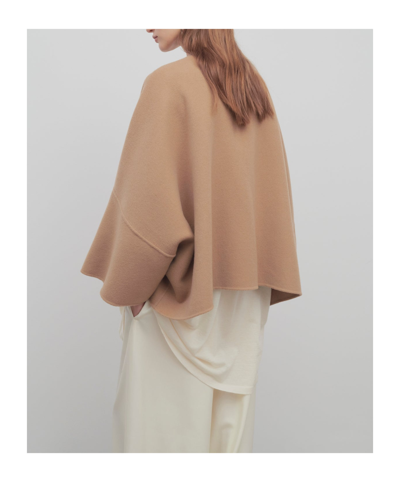 The Row Wide-sleeved Crewneck Jacket In Brown