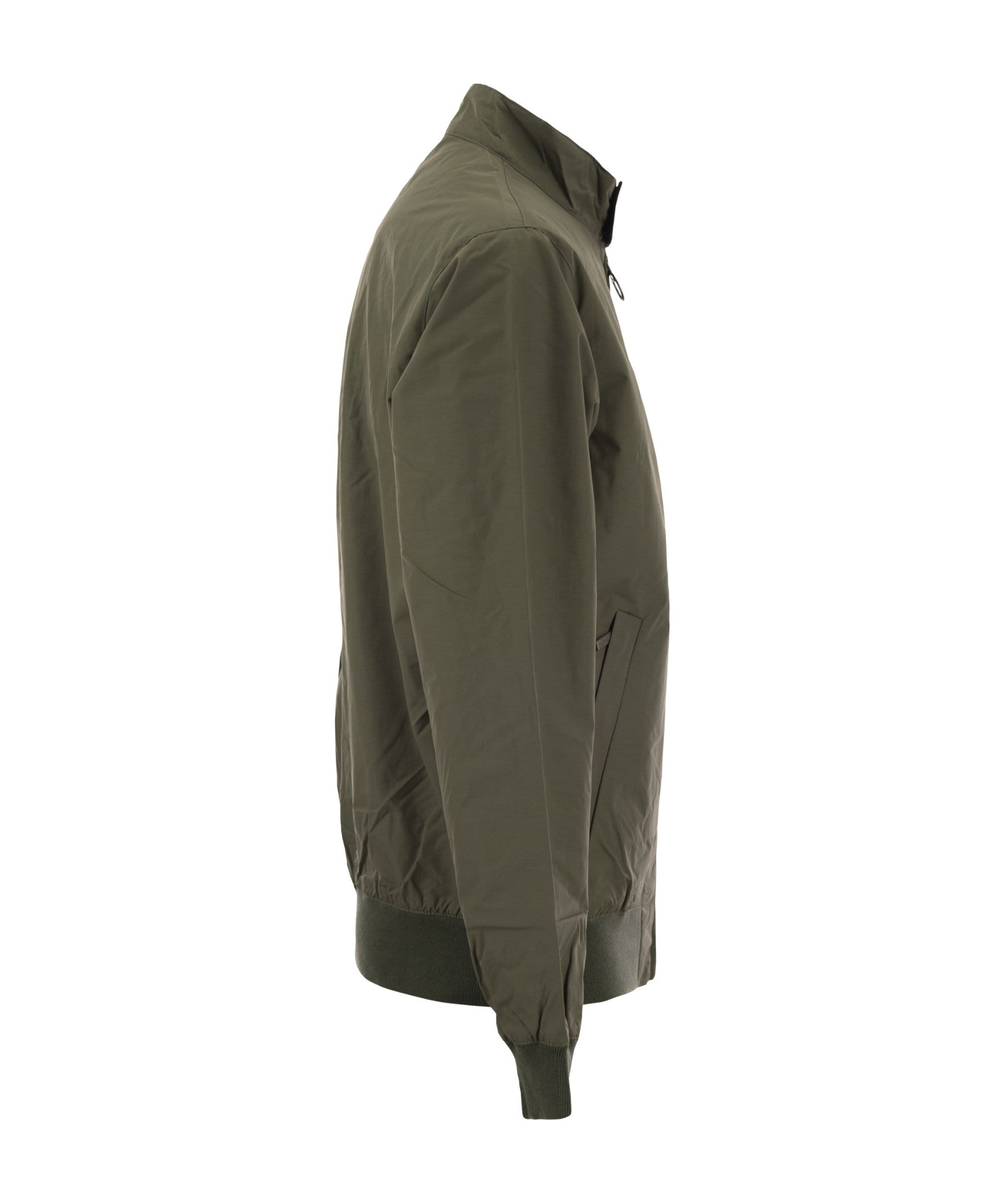 Shop Barbour Zipper Casual Jacket In Green