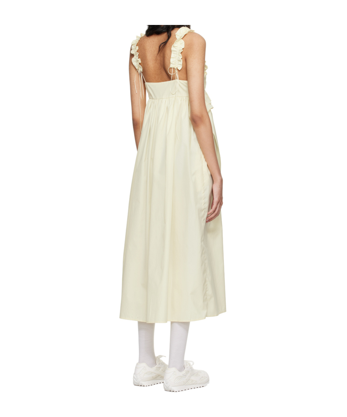 Cecilie Bahnsen Yellow Giovanna Midi Dress