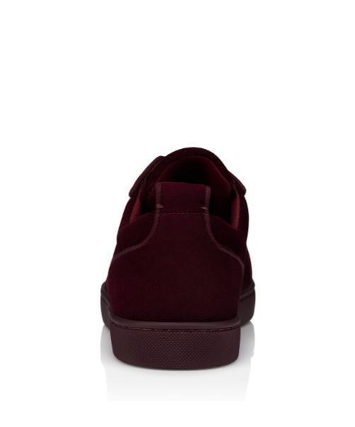 Christian Louboutin Louis Junior Sneakers In Burgundy