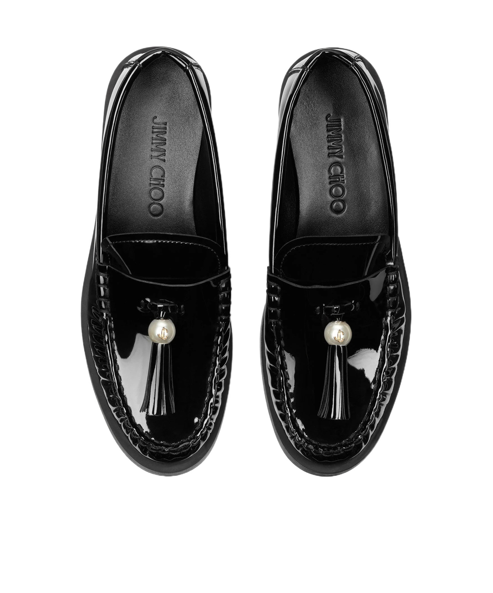 Jimmy Choo Addie Loafers In Black