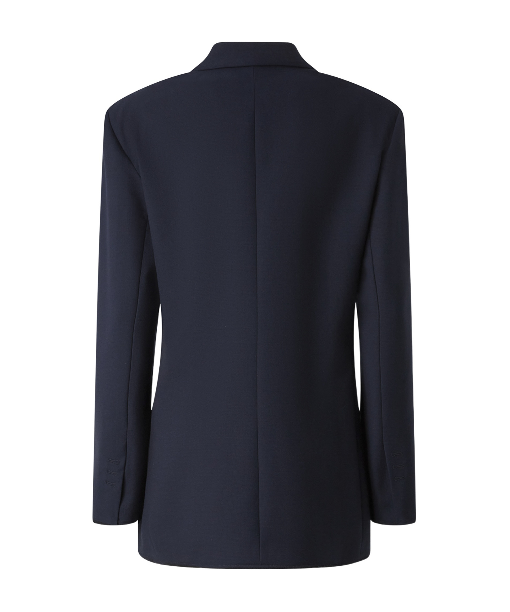 Pinko Wool Blend Double Breasted Jacket In Black