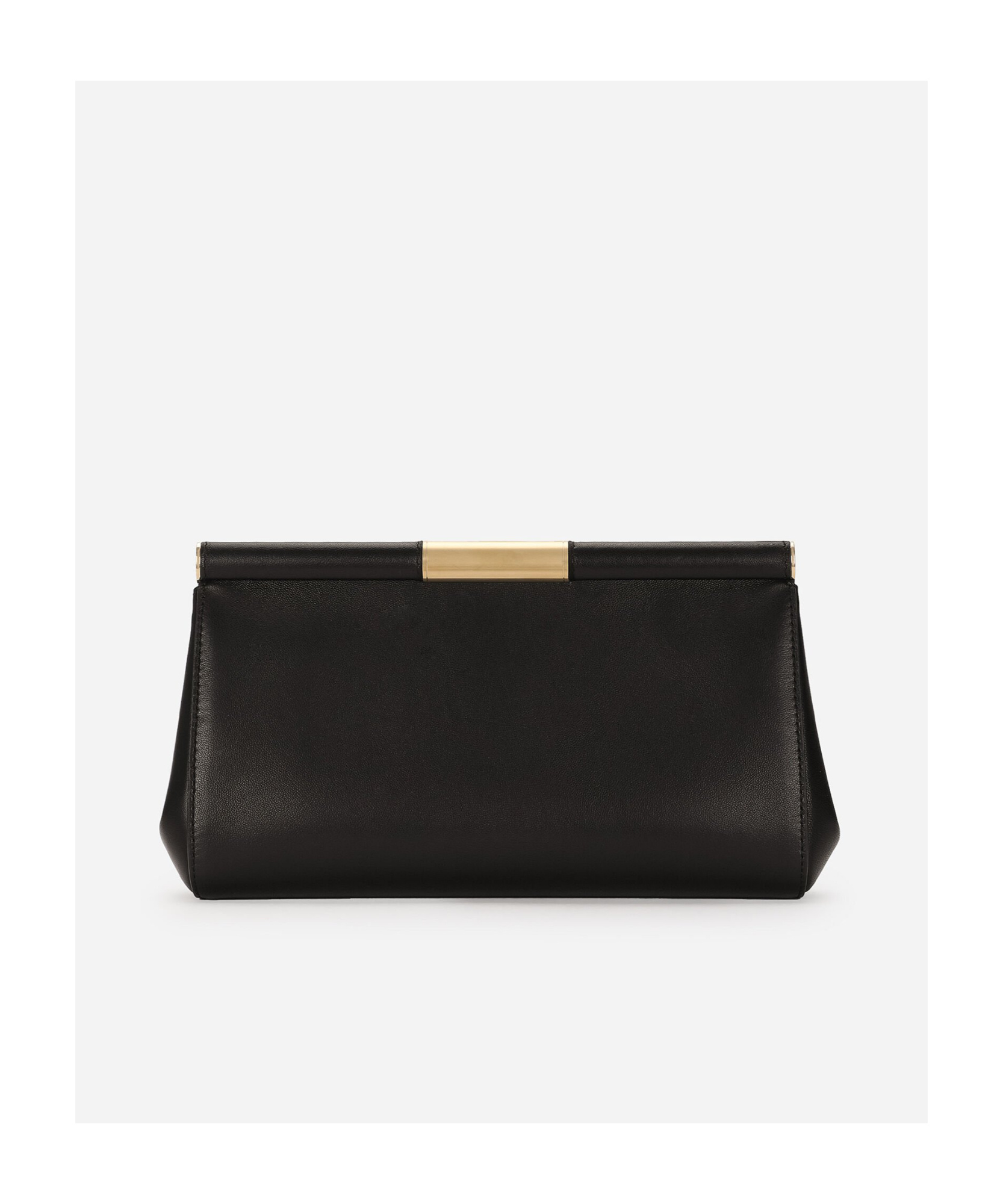 Dolce & Gabbana Marlene Small Satin Shoulder Bag In Black