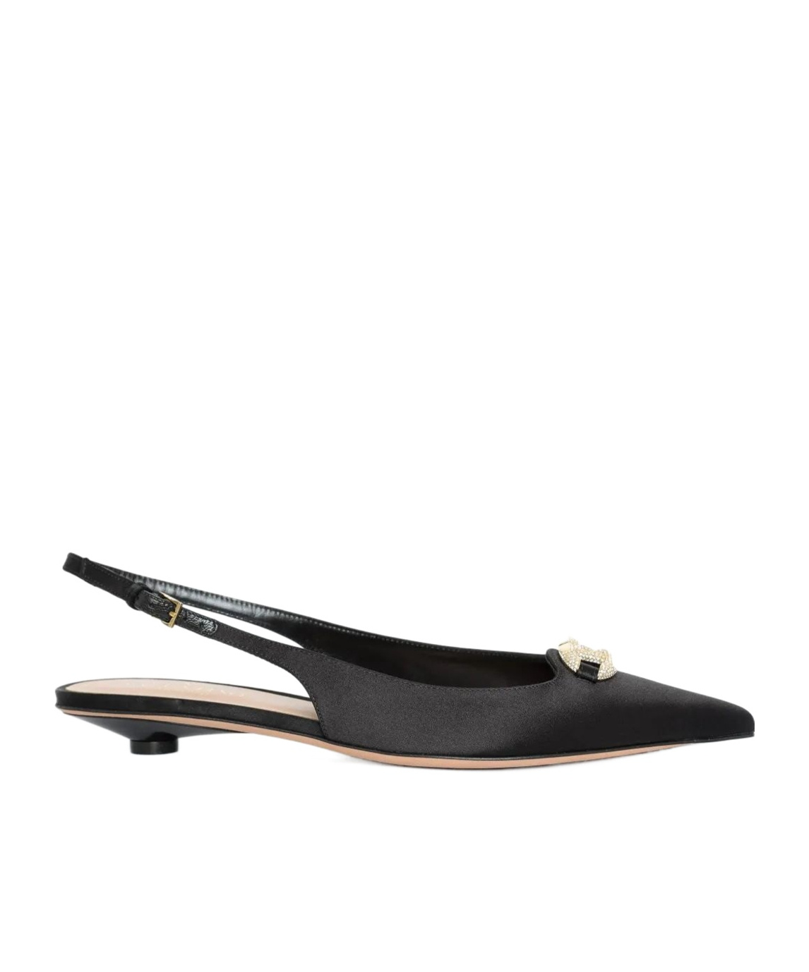 Valentino Vlogo Signature Slingback Pumps In Black