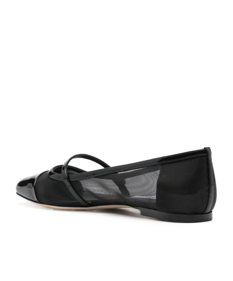 Jimmy Choo Elisa Womens Patent Trim Leather Mary Janes In Black