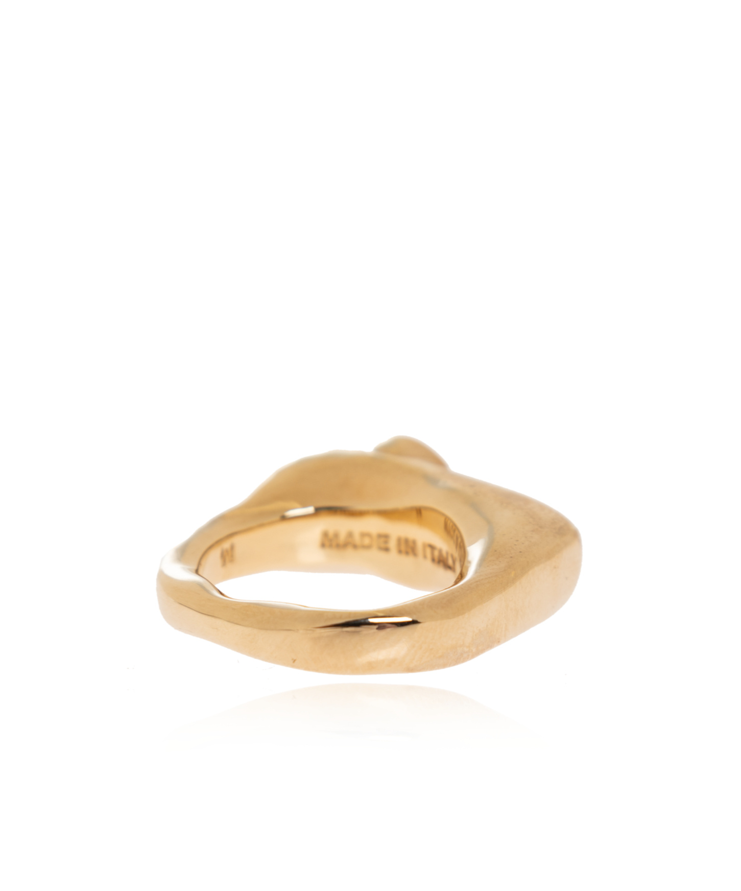Dries Van Noten Irregular Ring In Yellow