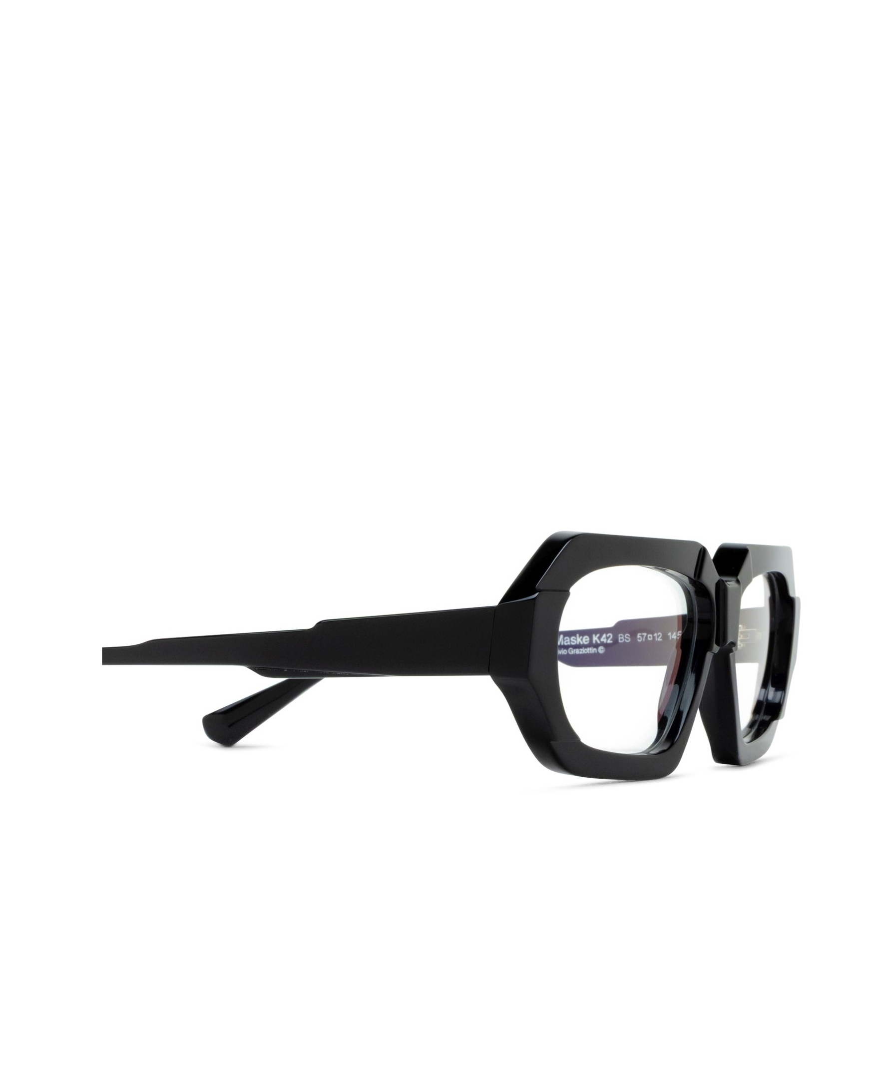 Kuboraum Geometric Flat Mirror In Black