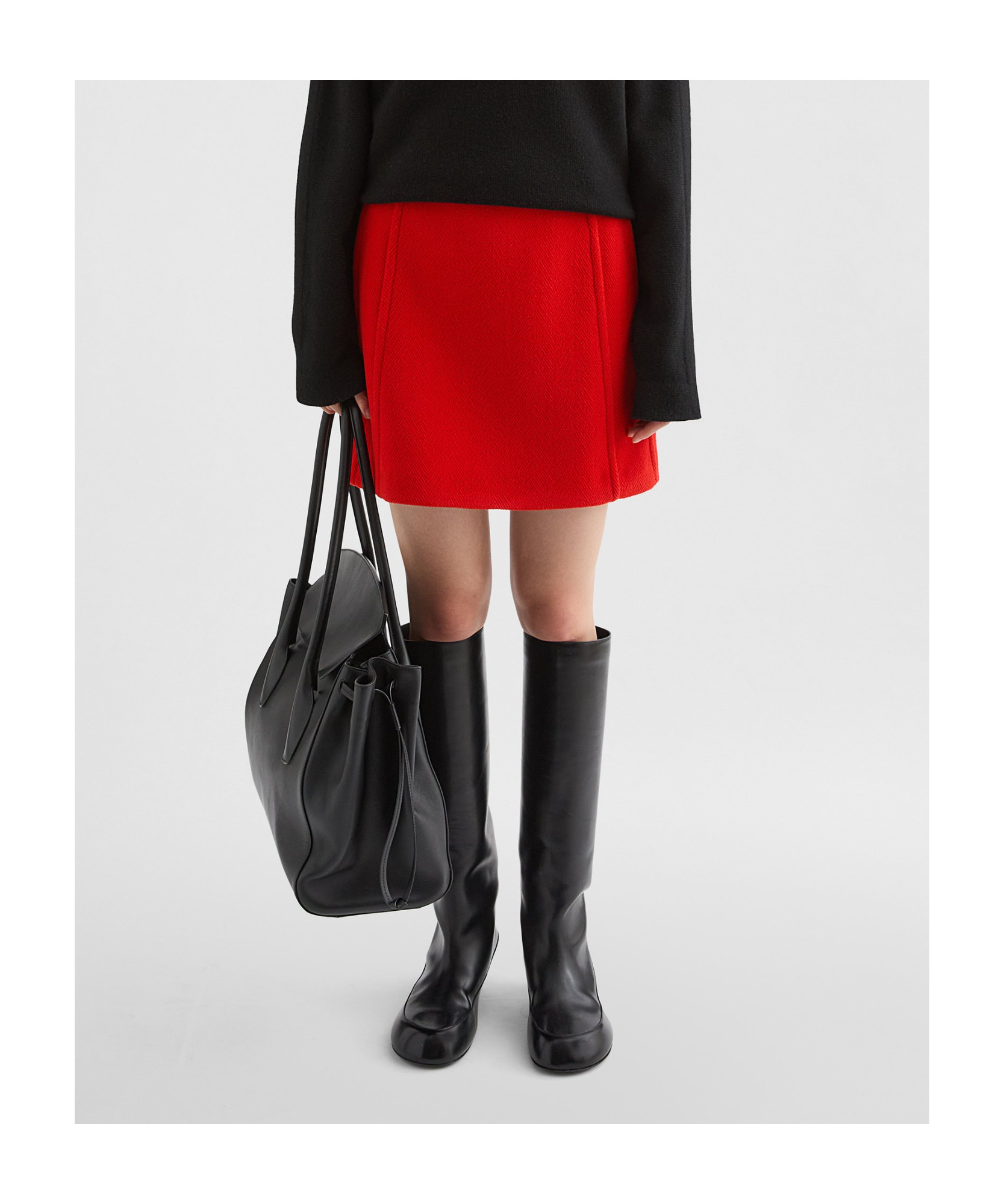 Jil Sander Wool Miniskirt