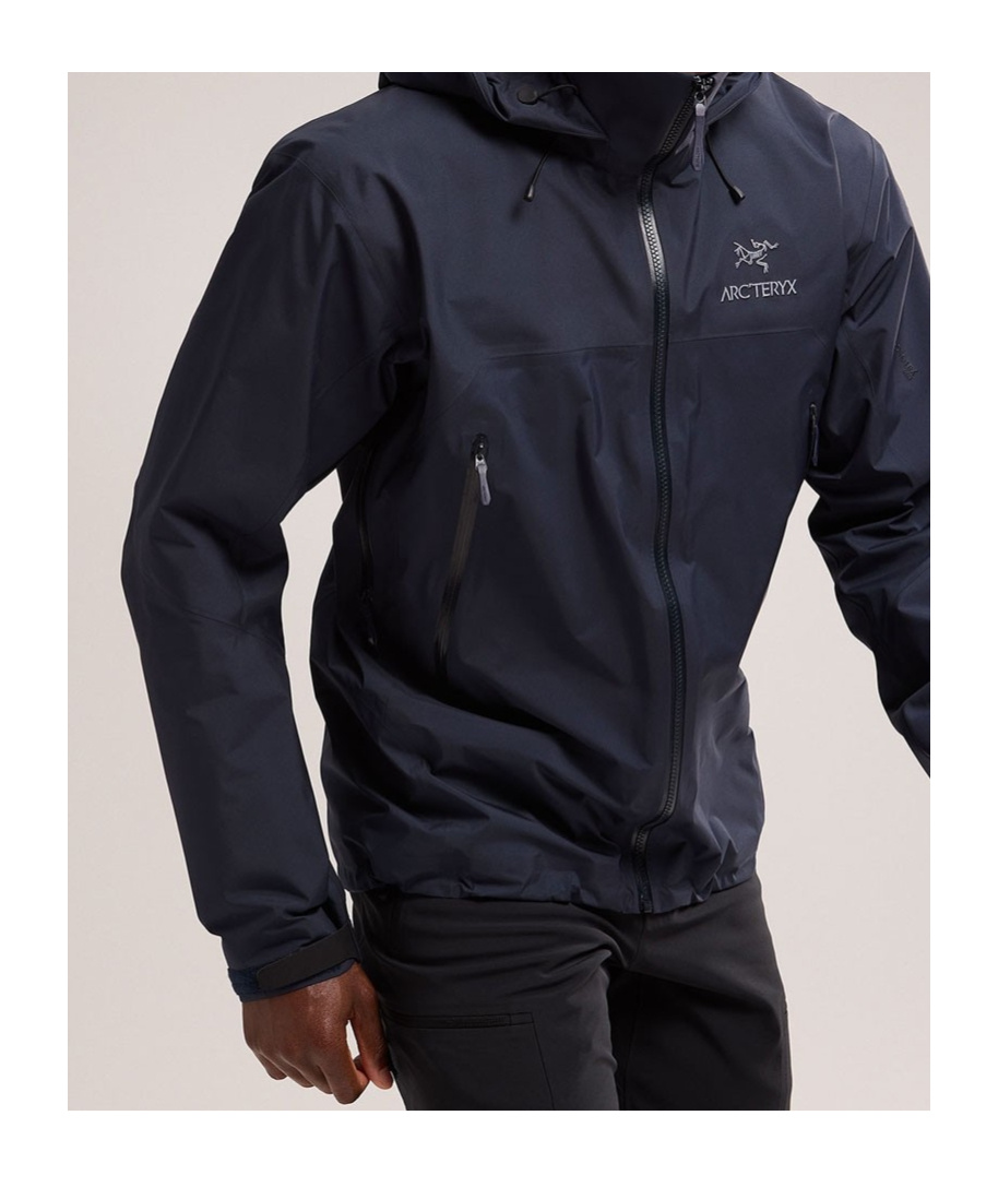 Arc'teryx Beta Ar Zippered Casual Jacket In Black
