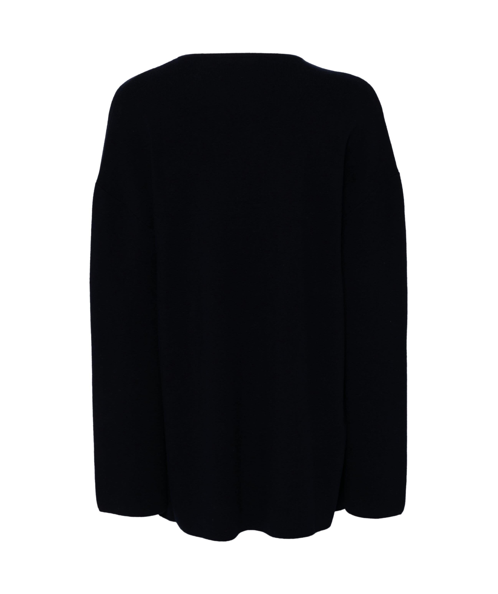 Shop Staud Long-sleeved Sweater In Black