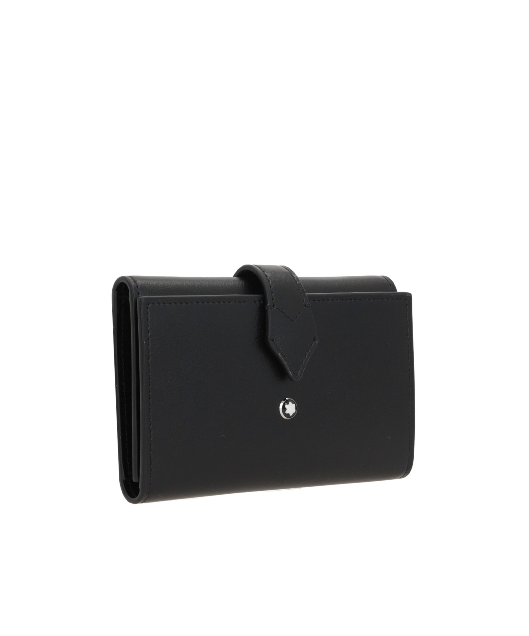 Montblanc Logo Plaque Wallet In Black