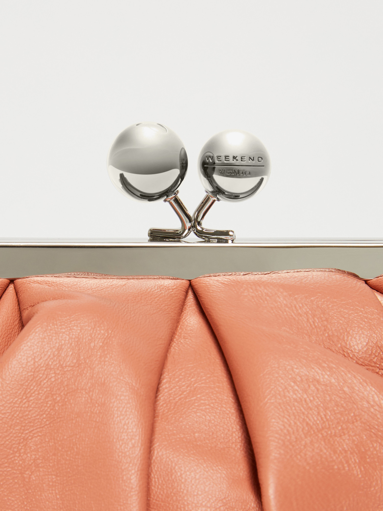 Weekend Max Mara Small Snap Shoulder Bag In Pink